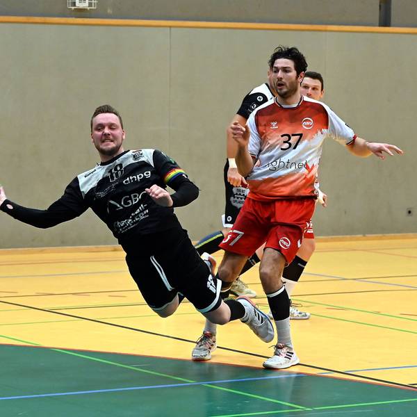 04.02.2023, Handball-Tus Opladen-Hamm
links: Jan Jagieniak (Opladen)
Foto: Uli Herhaus