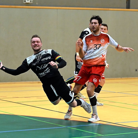 04.02.2023, Handball-Tus Opladen-Hamm
links: Jan Jagieniak (Opladen)
Foto: Uli Herhaus