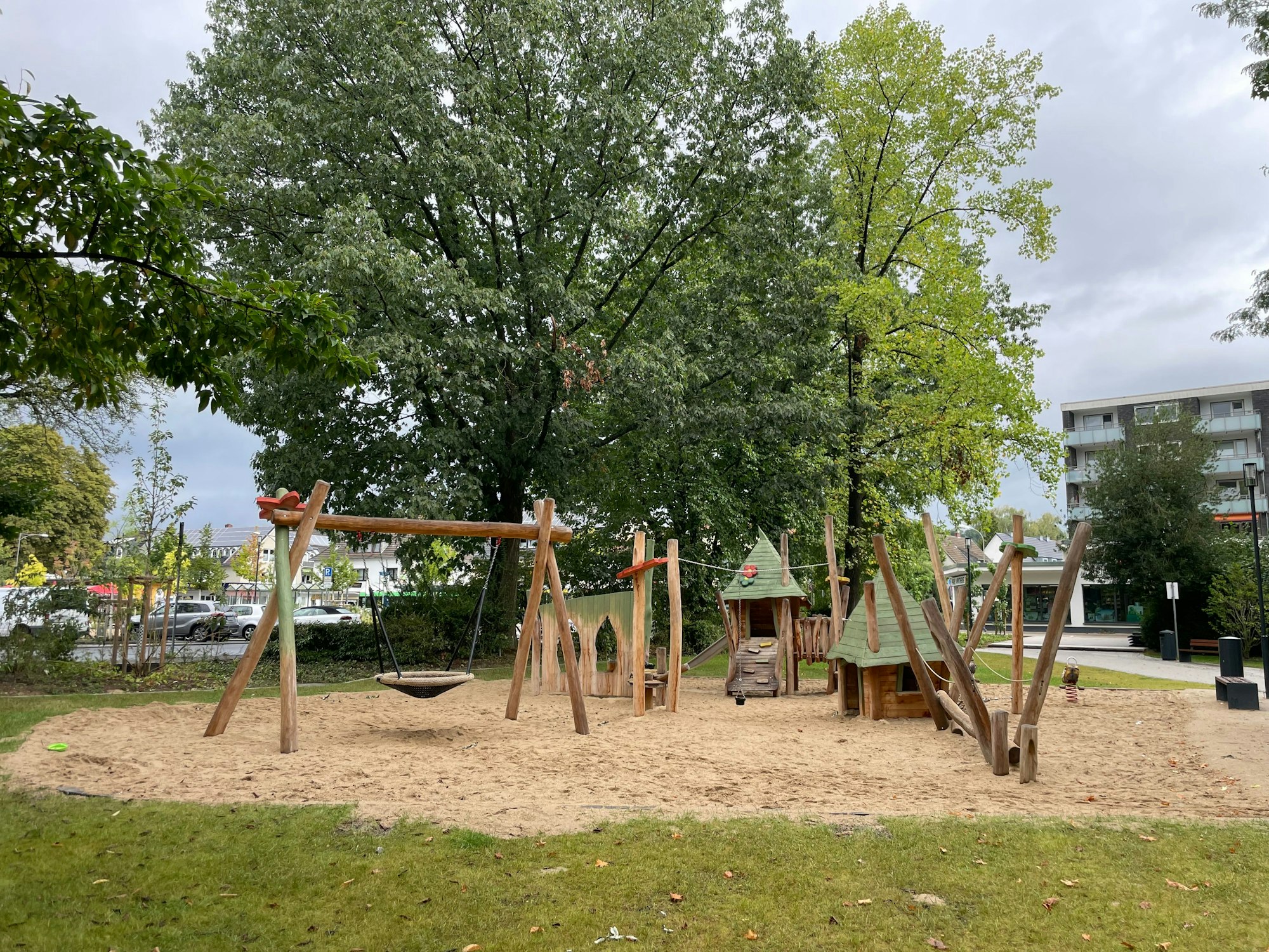Im neuen Stadtpark sollen die Kinder ihren Spaß haben.