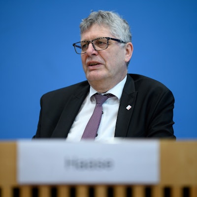 Christian Haase, haushaltspolitischer Sprecher der CDU/CSU-Bundestagsfraktion, BE der Bundespressekonferenz: