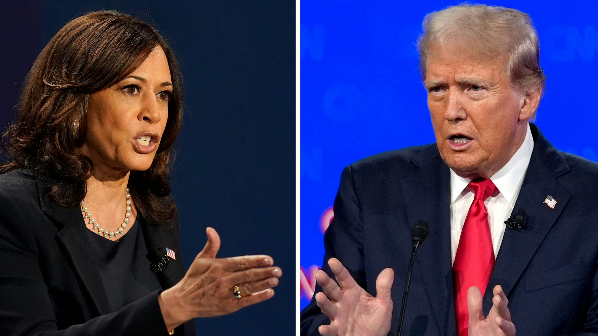 Kamala Harris und Donald Trump
