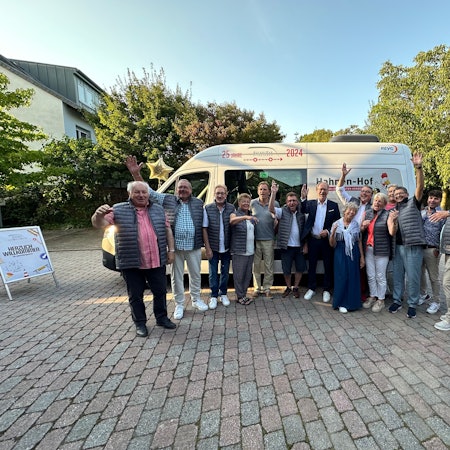 Das Bürgerbusteam feiert sein 25-jähriges Bestehen.