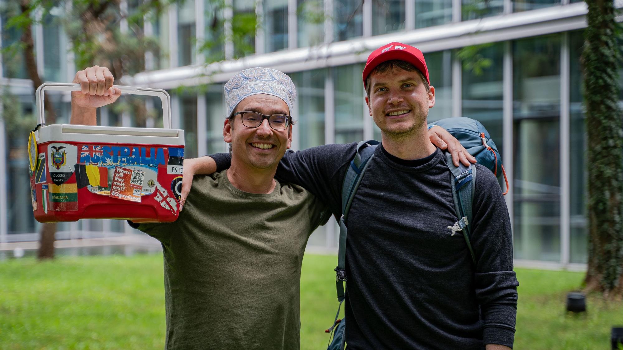 Marcel Kottrup (l.) und Silvan Rehfeld