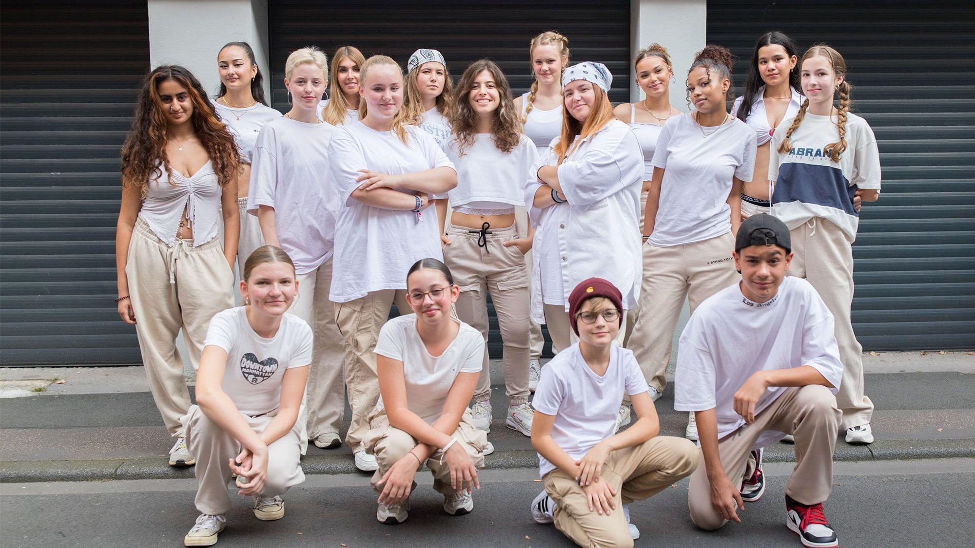 Gruppenbild der Tanz-Crew
