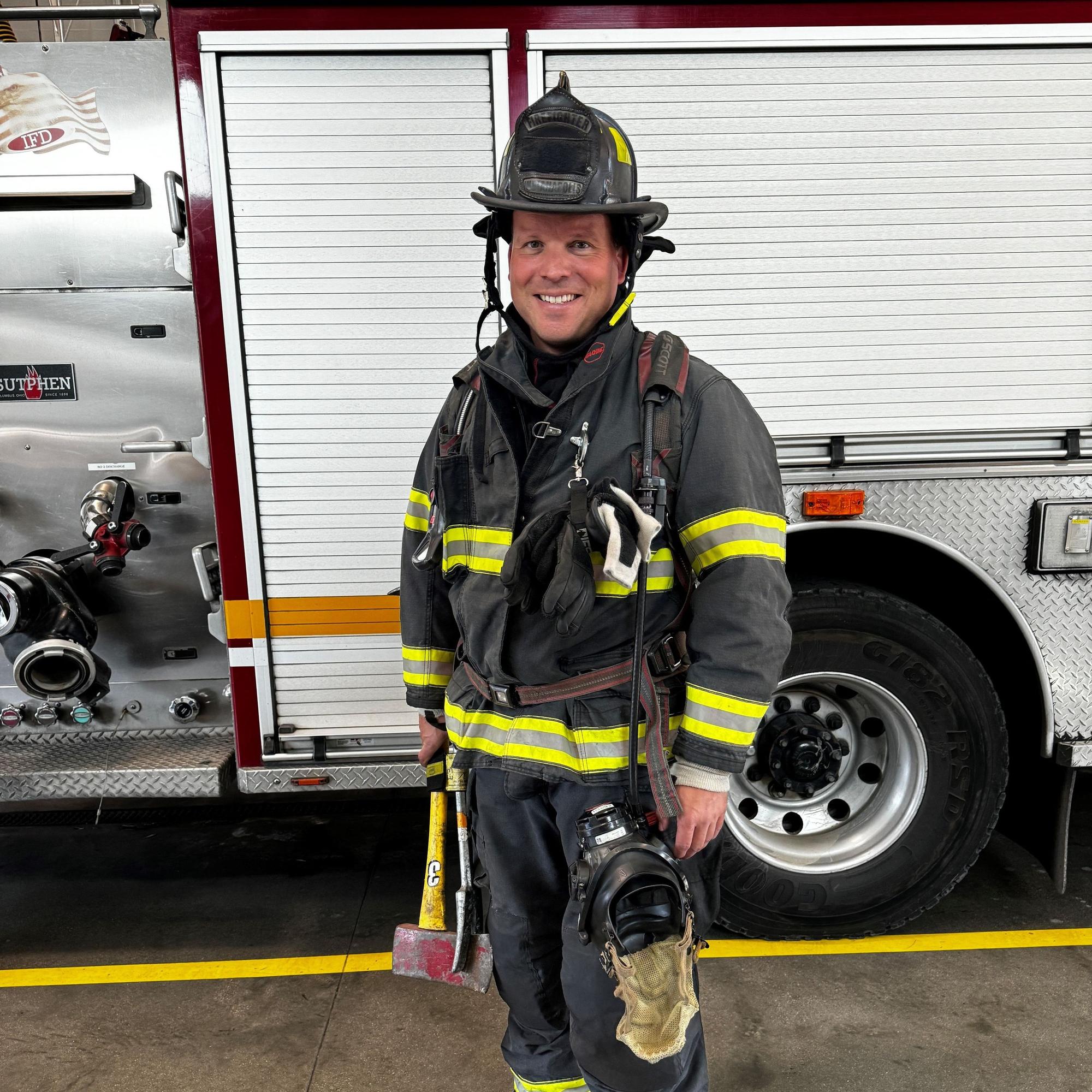 Paul Sattler im Einsatz bei einem seiner 24-Stunden-Dienste in Indianapolis.