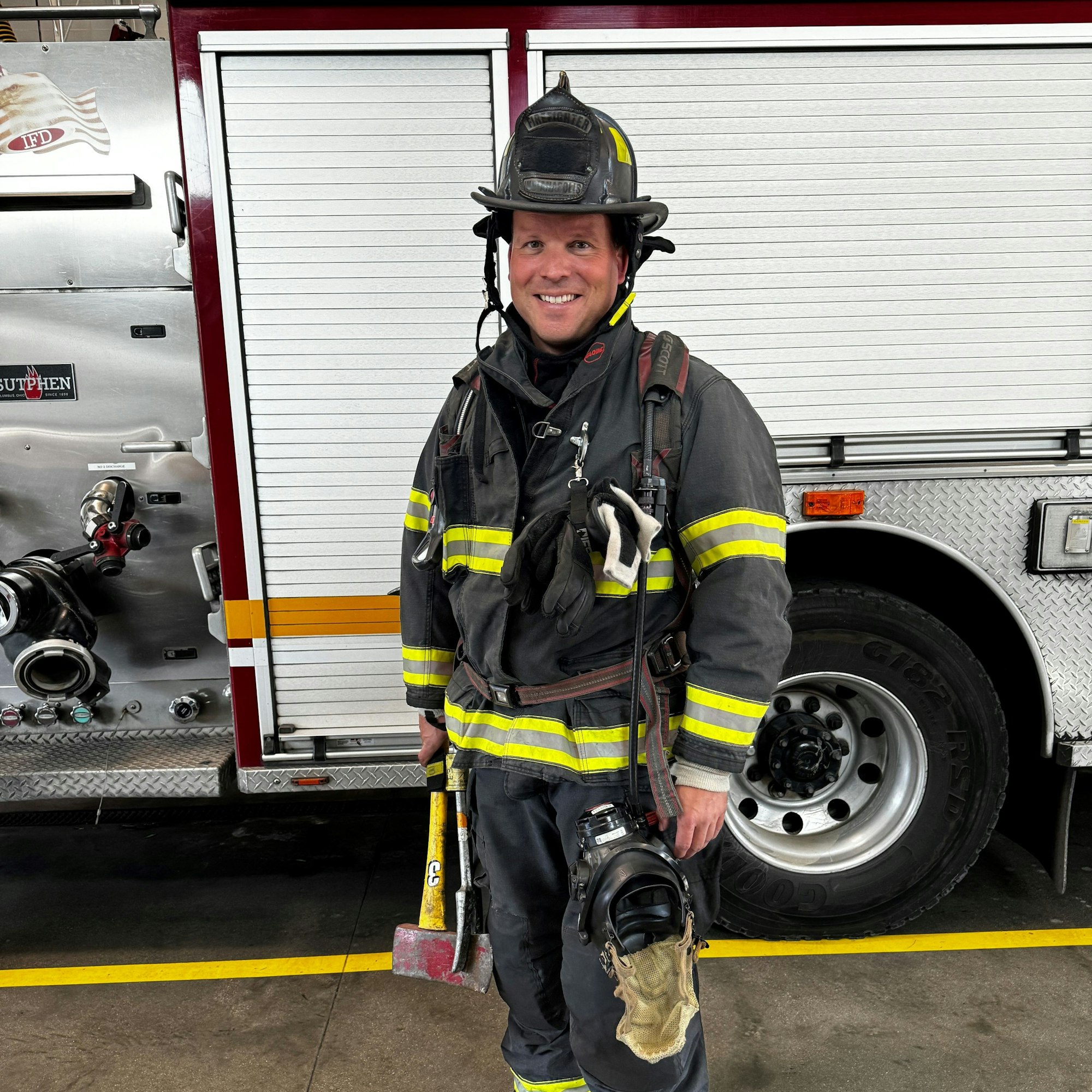 Paul Sattler im Einsatz bei einem seiner 24-Stunden-Dienste in Indianapolis.