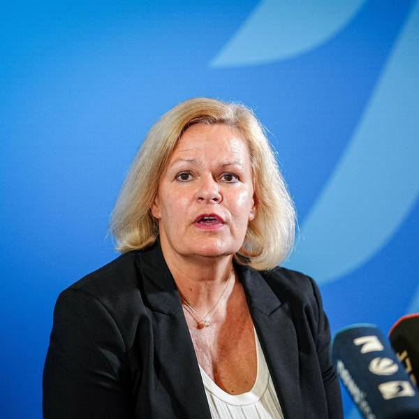 Nancy Faeser (SPD), Bundesministerin für Inneres und Heimat,