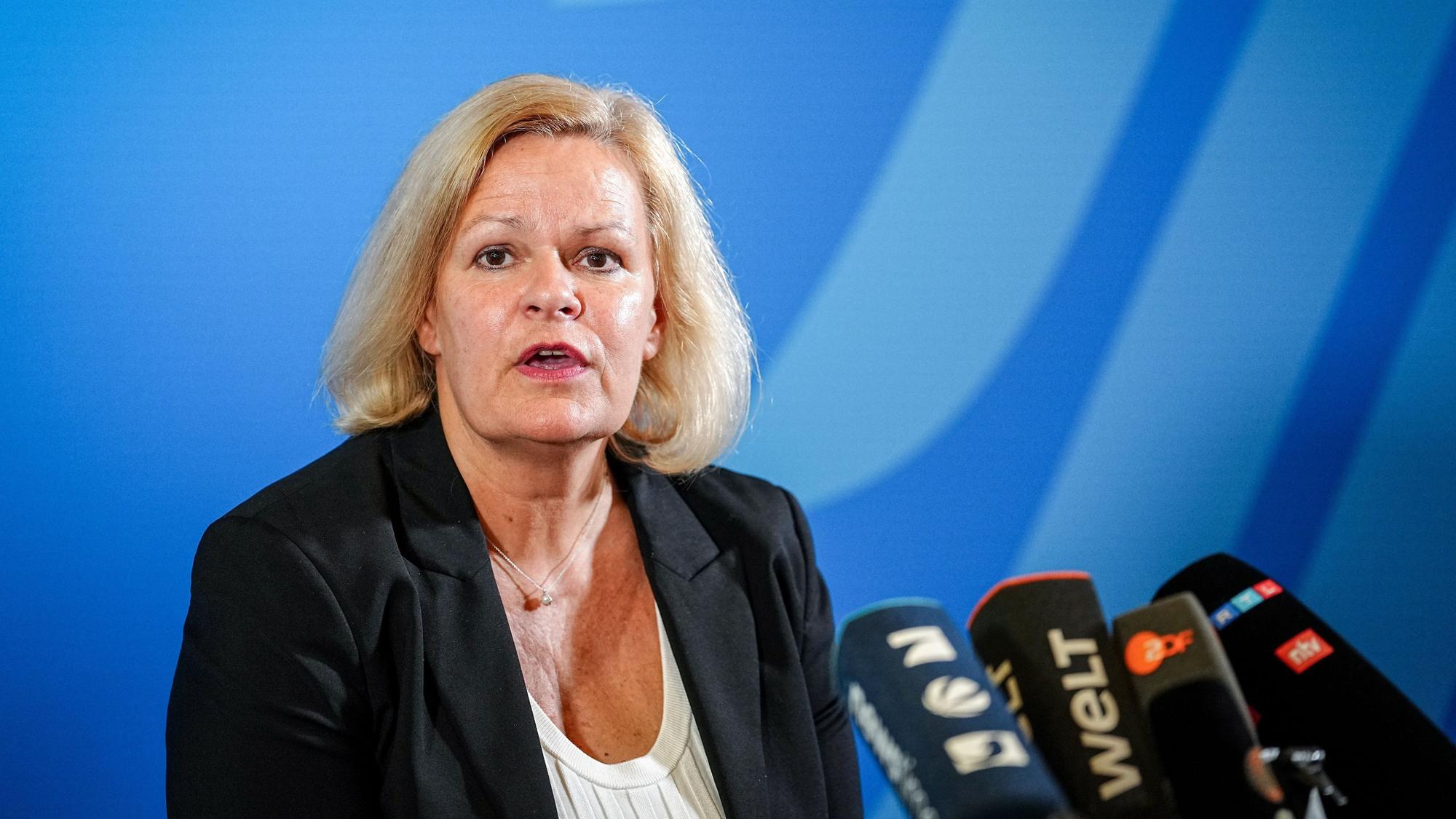Nancy Faeser (SPD), Bundesministerin für Inneres und Heimat,
