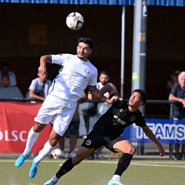 01.09.2024, Fussball-FC Pesch - S.C. Fortuna Köln II
links: Bünyamin Koyuncu (Pesch)
Foto: Uli Herhaus