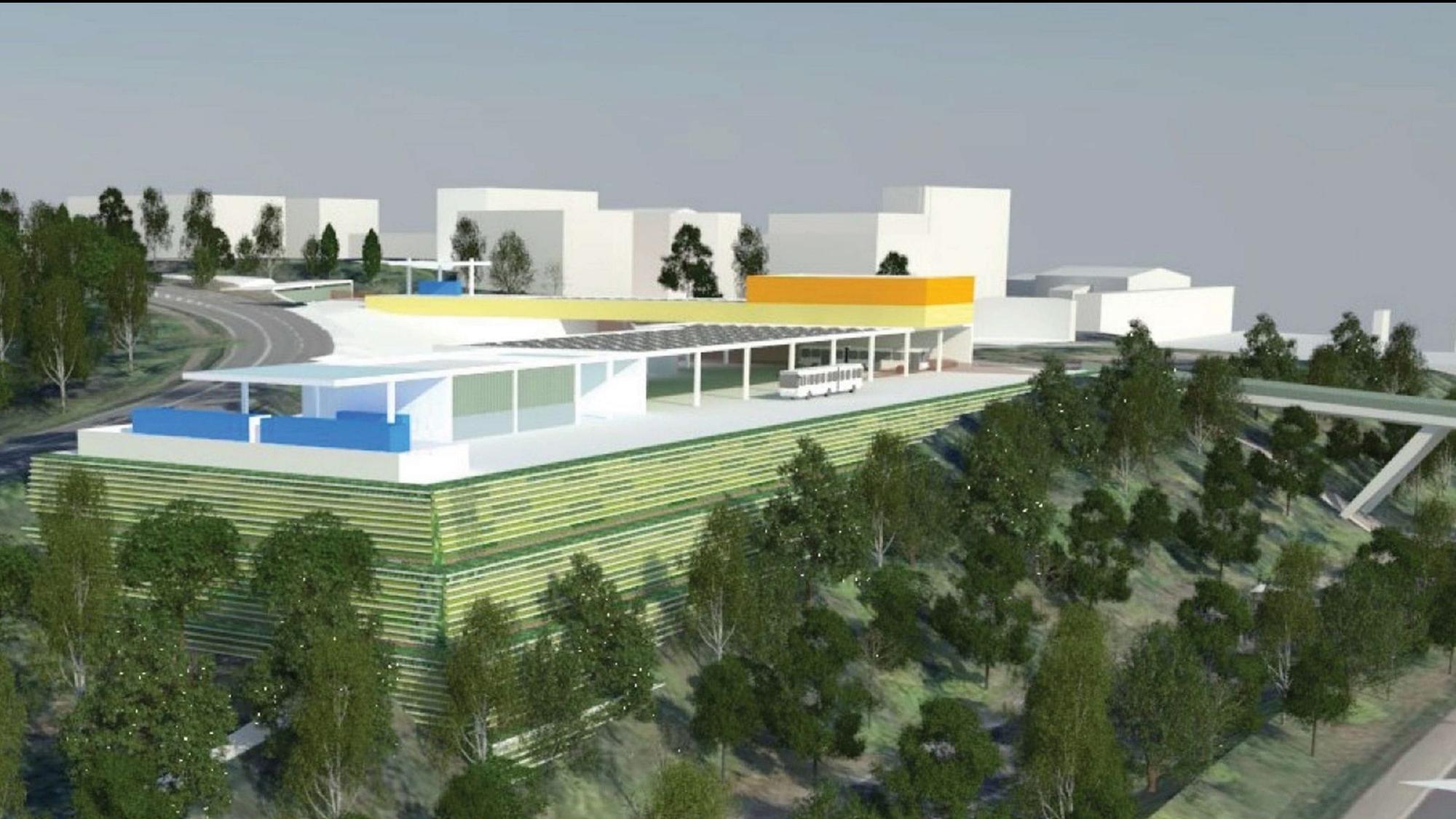 Der Grüne Mobilhof bei Moitzfeld in einer Animation.