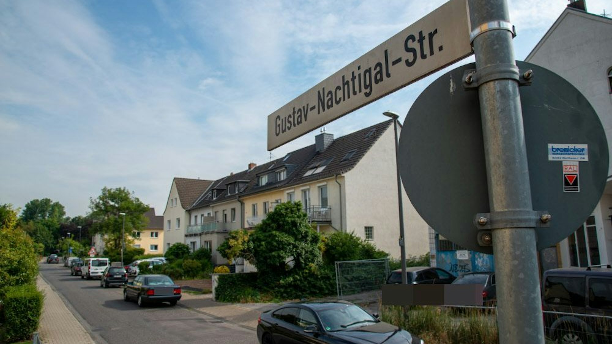 Straßeschild Gustav-Nachtigal-Straße in Nippes (Archivbild)