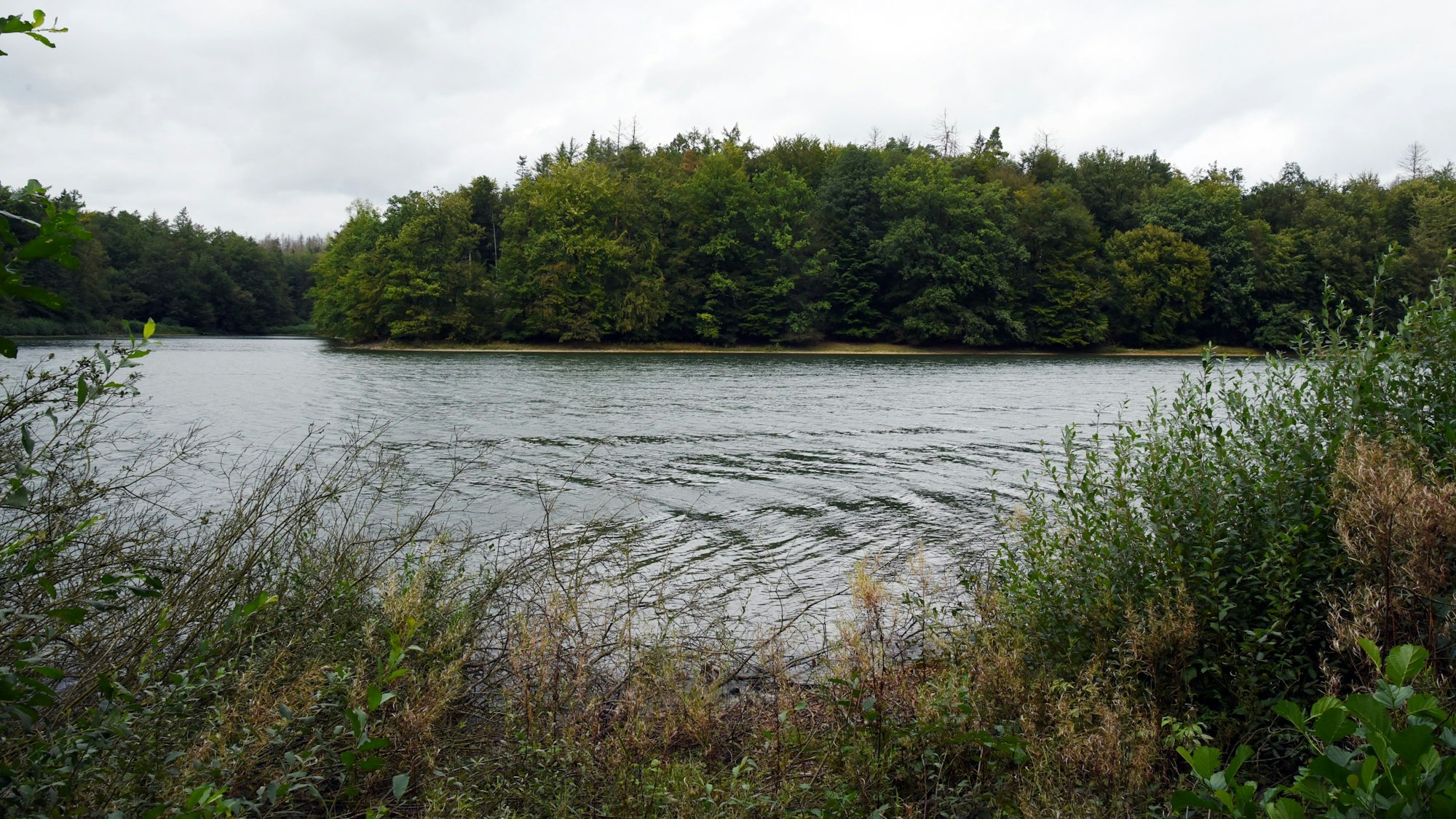 Das Foto zeigt die Neyetalsperre.