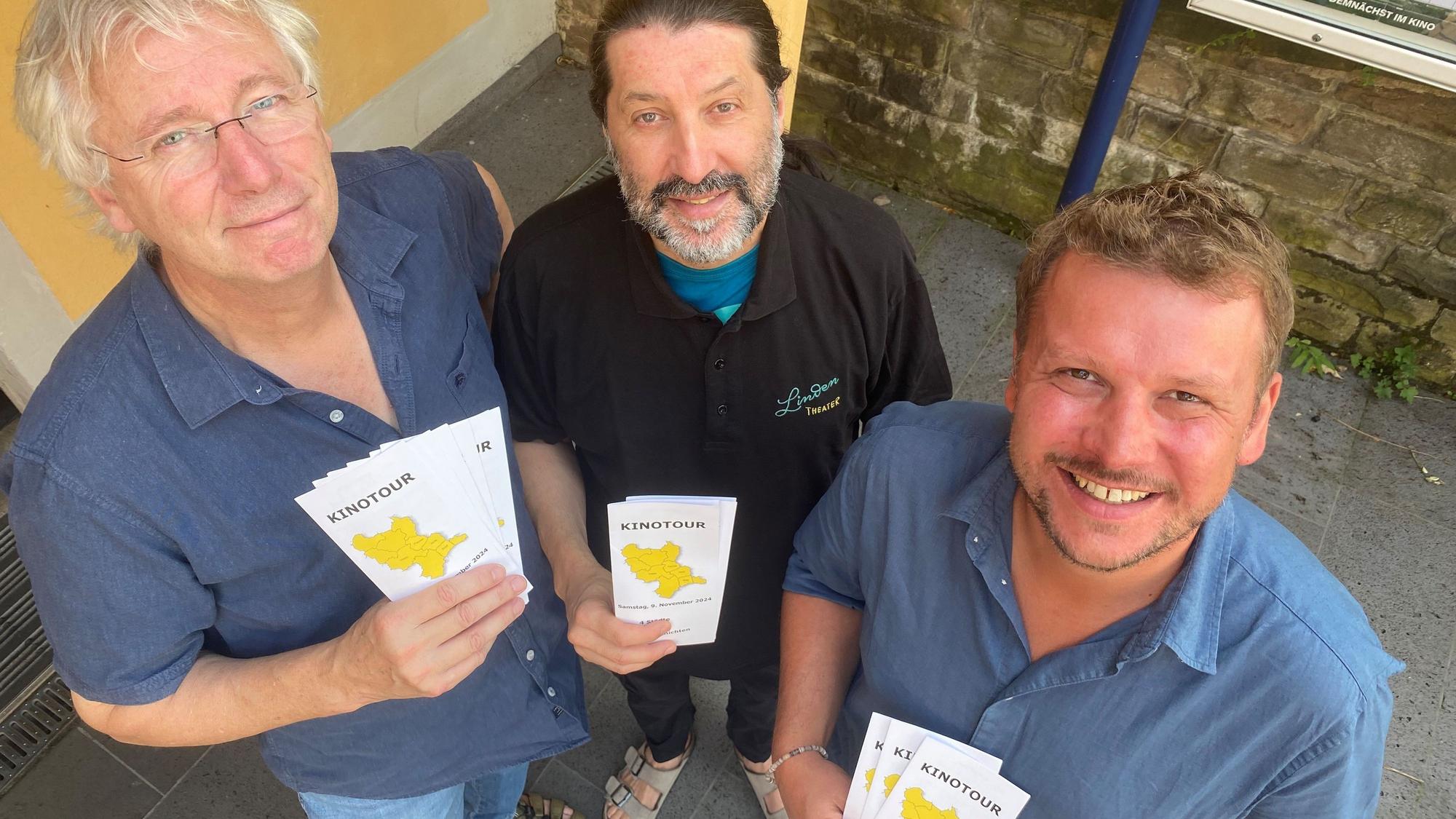 Zu sehen sind Hans-Jörg Blondiau (v.l.), Carsten Kurz und André Jansen.