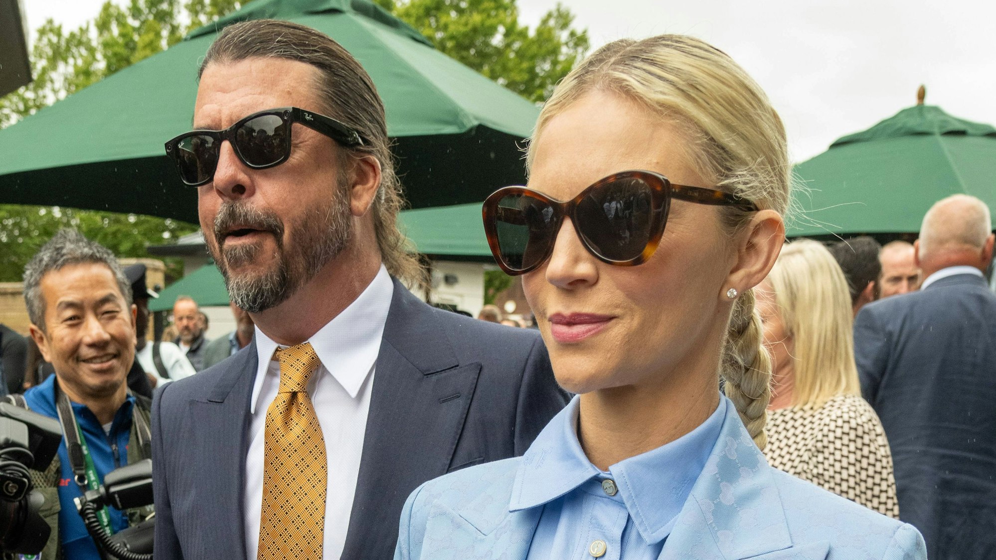 Dave Grohl und seine Frau Jordyn Blum in Wimbledon.