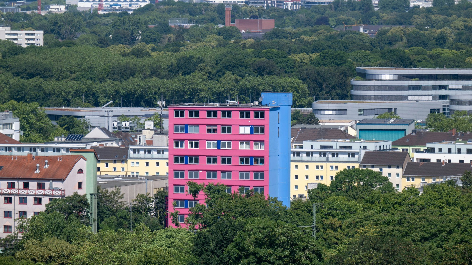 Blick auf das Bordell Pascha