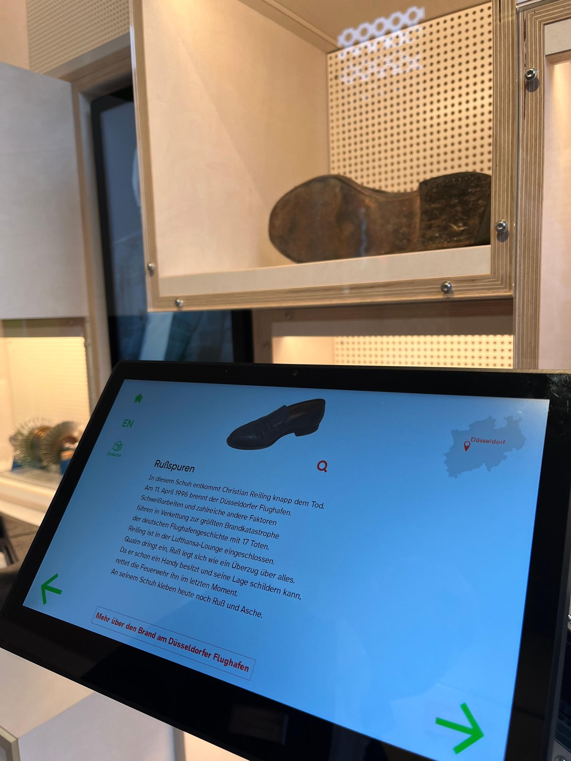 Ausstellungsstück im „Museum-Mobil“