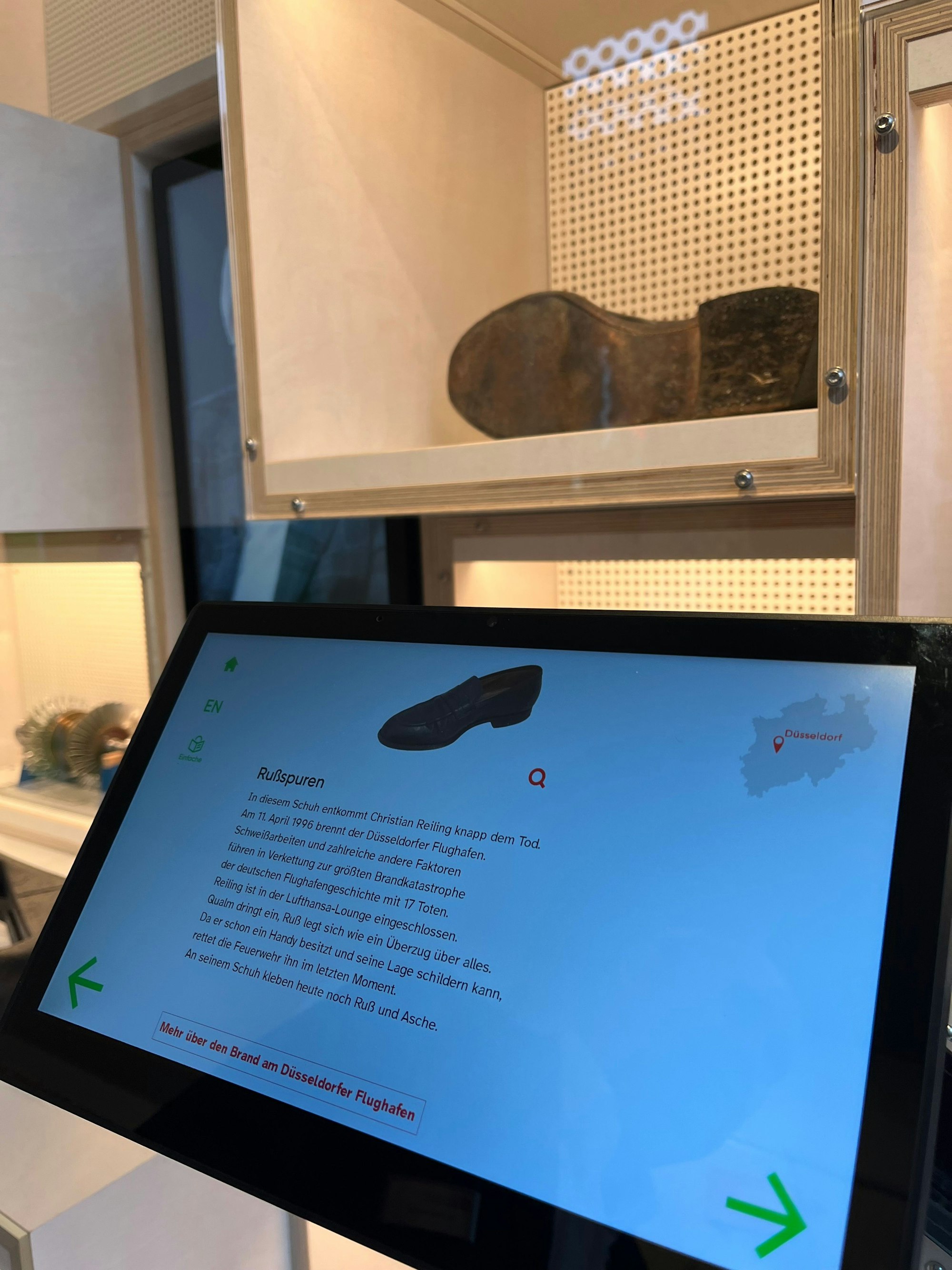 Ausstellungsstück im „Museum-Mobil“