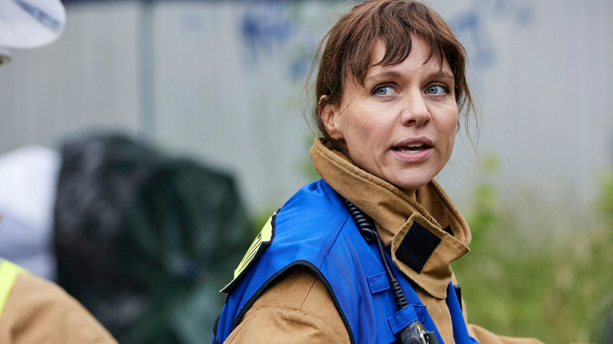 Nadja Becker als Anja in „Feuerwehrfrauen“.