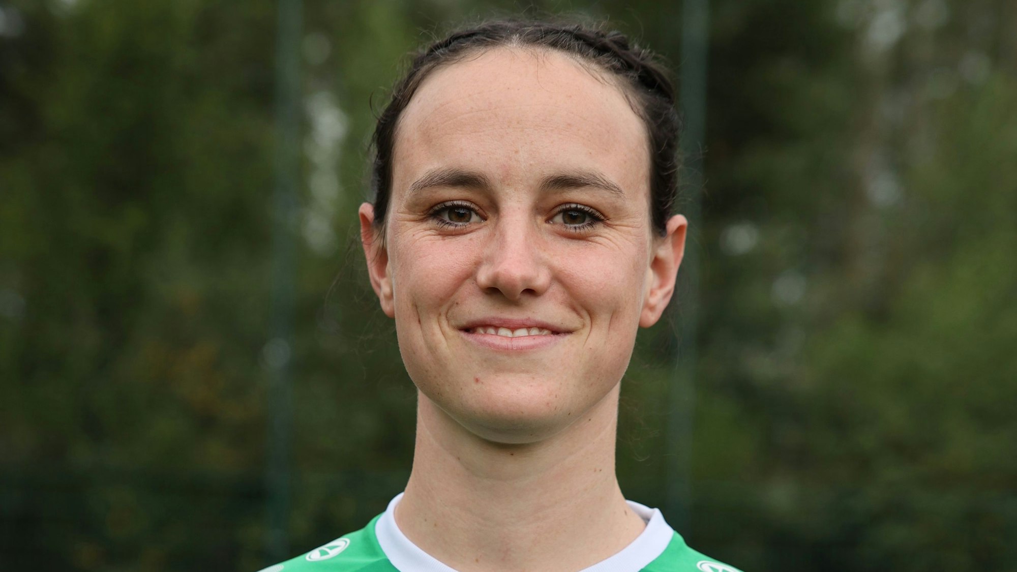 Porträt einer Fußballerin