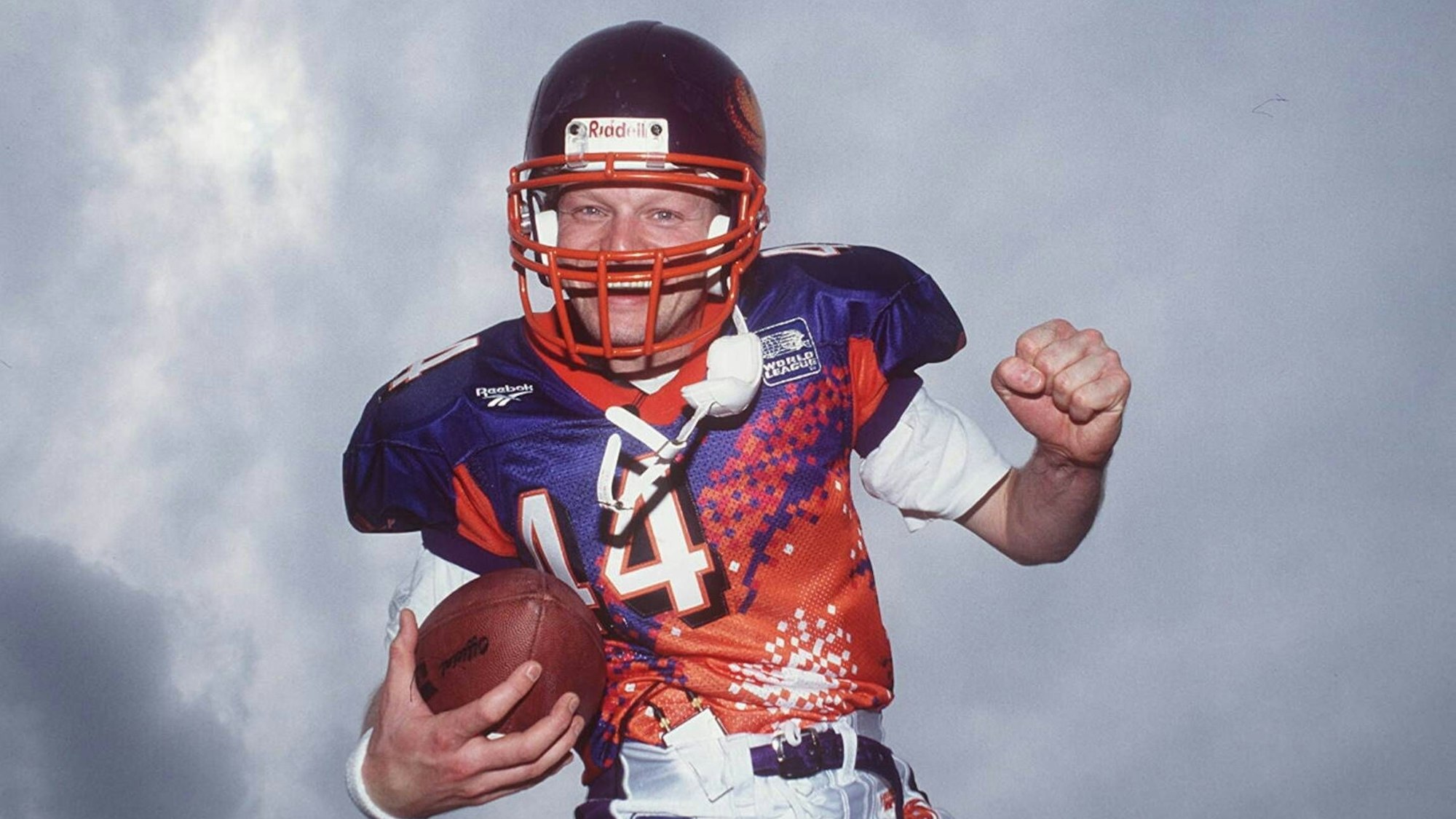 Stefan Raab im Dress der Frankfurt Galaxy.