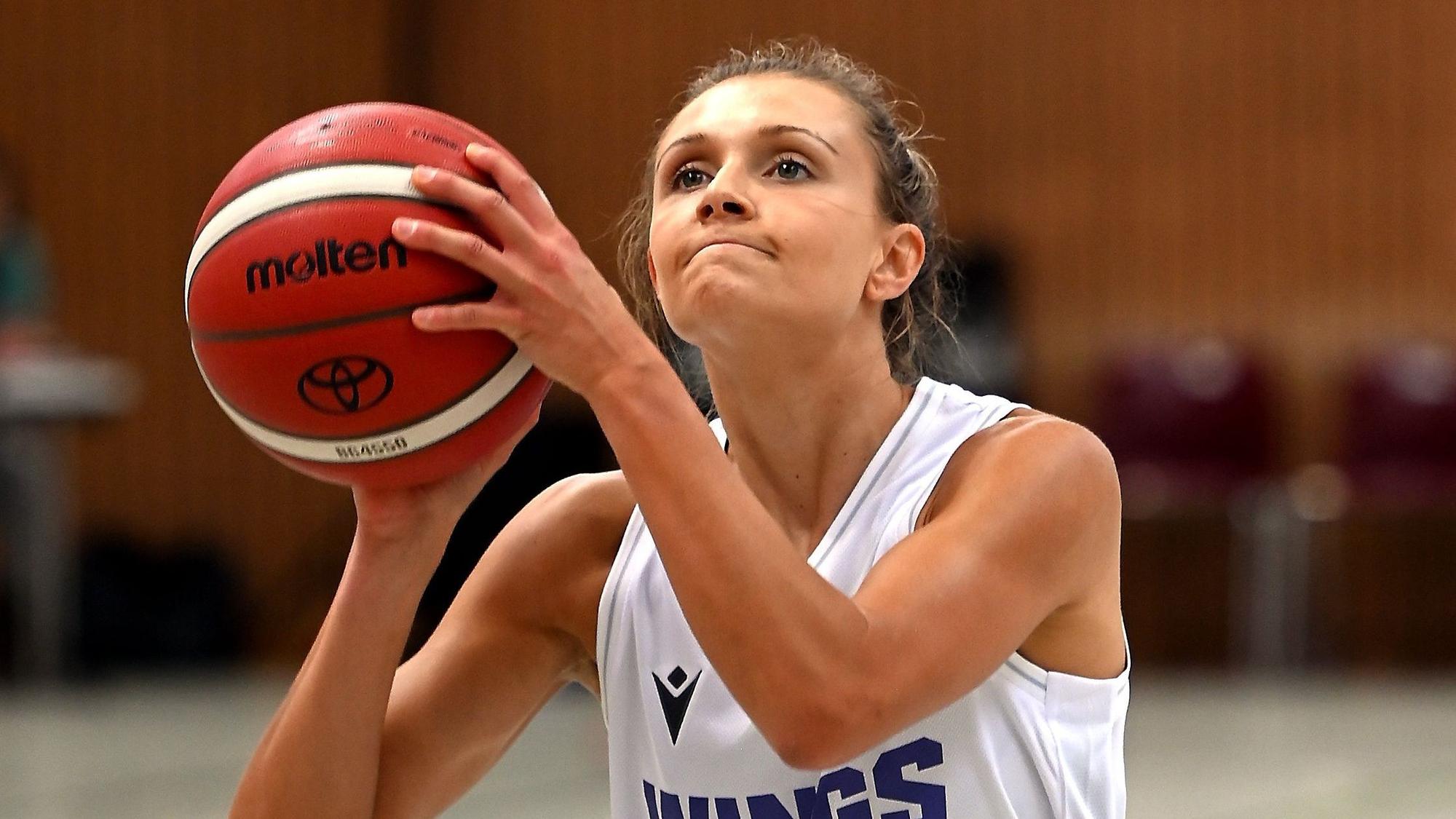 30.08.2024, Basketball-Wings Leverkusen - Rhöndorf
Cassidy Mihalko (Wings)
Foto: Uli Herhaus