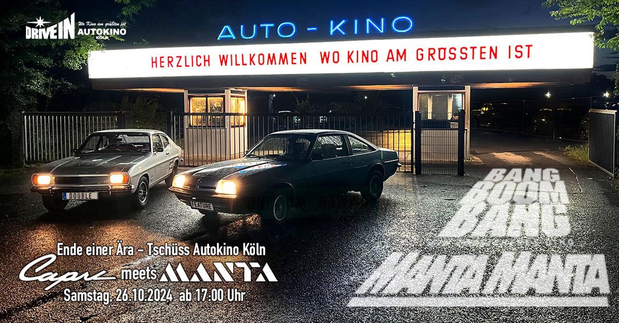 Das Autokino Porz lädt zum „Capri meets Manta“-Abend ein