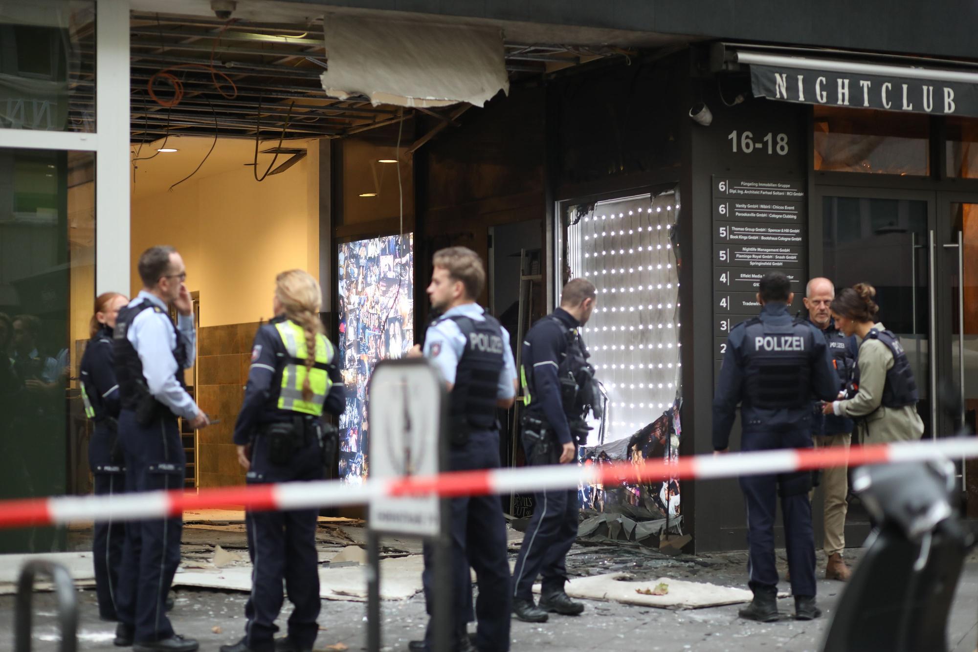 Bei einer Explosion am 16. September 2024 vor dem Nachtclub Vanity wurde eine Person verletzt.
