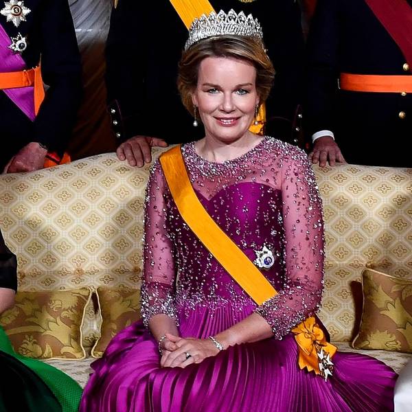 Großherzogin Maria Teresa von Luxemburg und Königin Mathilde von Belgien.