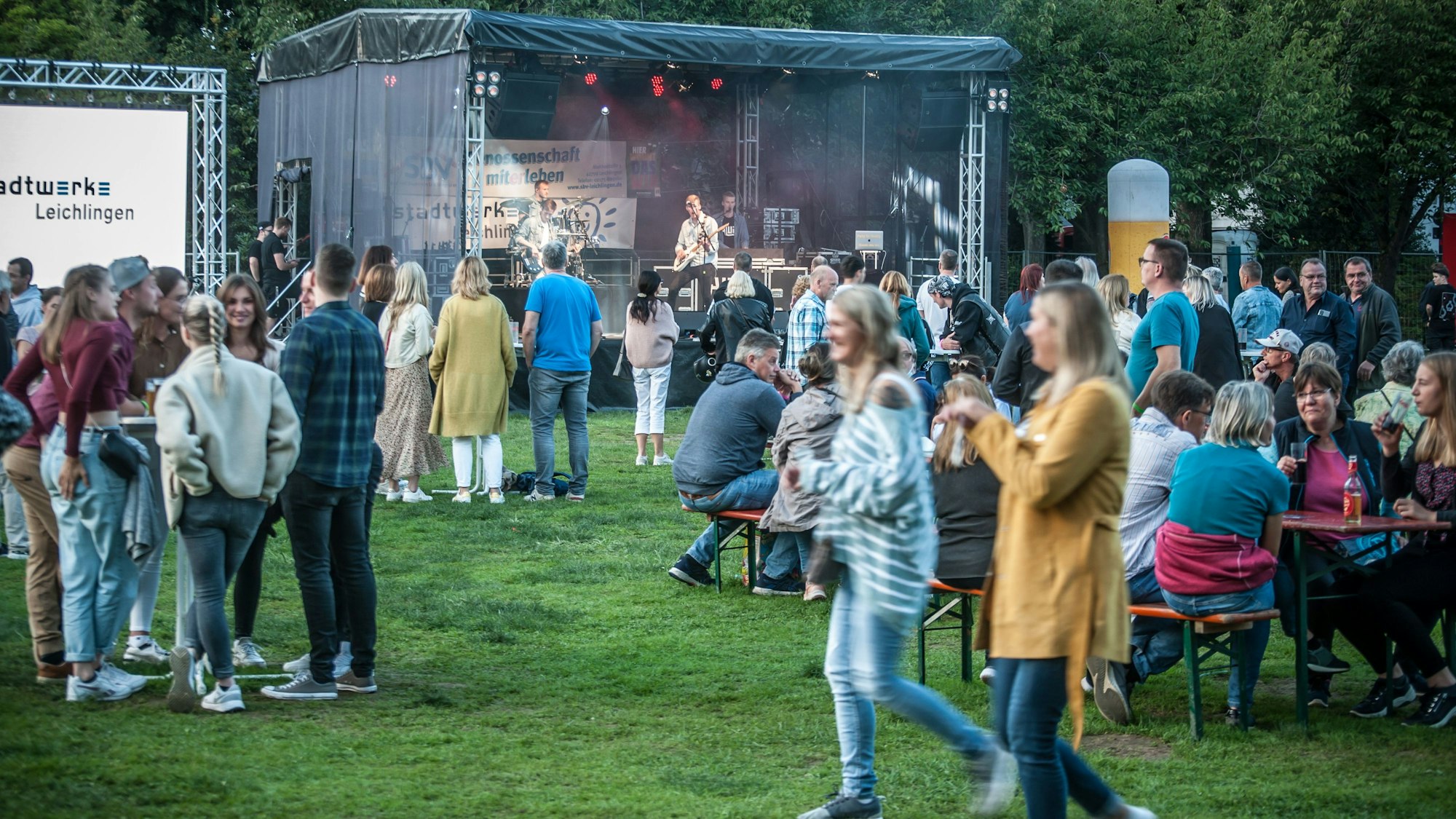 Das Leichlinger Stadtfest im Jahr 2021.