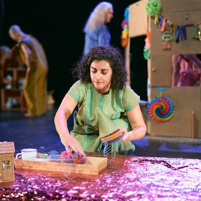 Generalprobe "Ich, unendlich". Das Stück ist eine Koproduktion des Comedia Theater mit der Compañía Aranwa, Chile.