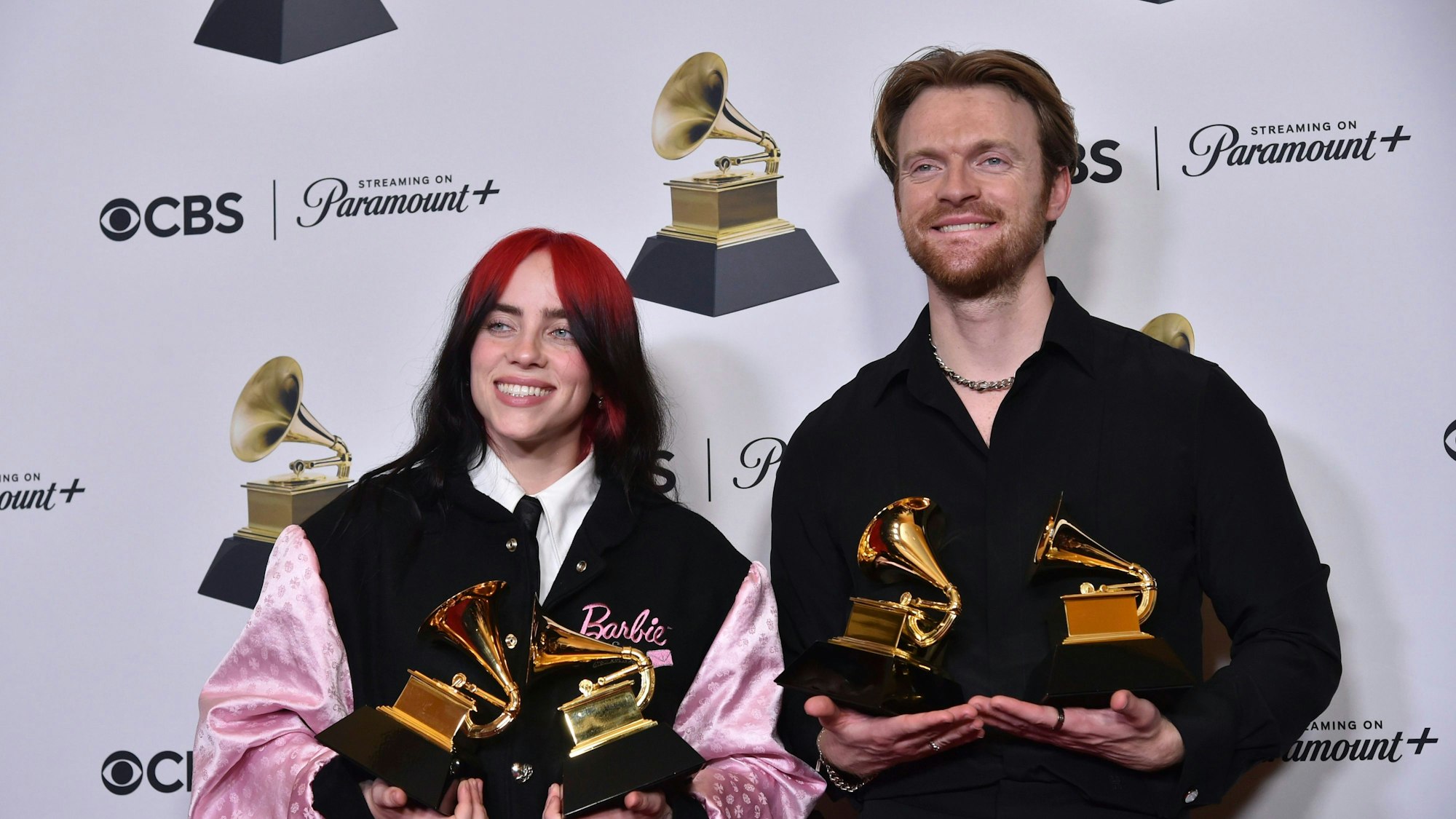 Billie Eilish und Finneas unterstützen Kamala Harris, wie sie am Dienstag (17. September) bei Instagram verkündeten. (Archivbild von den Grammys).
