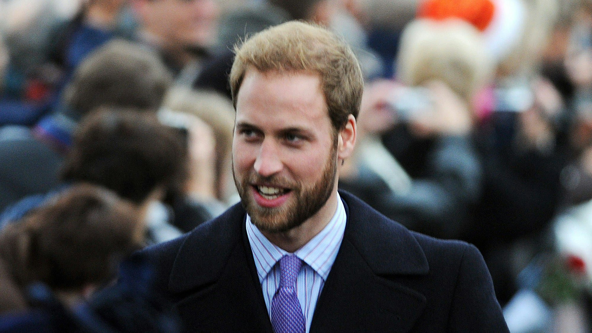 Prinz William an Weihnachten 2008.