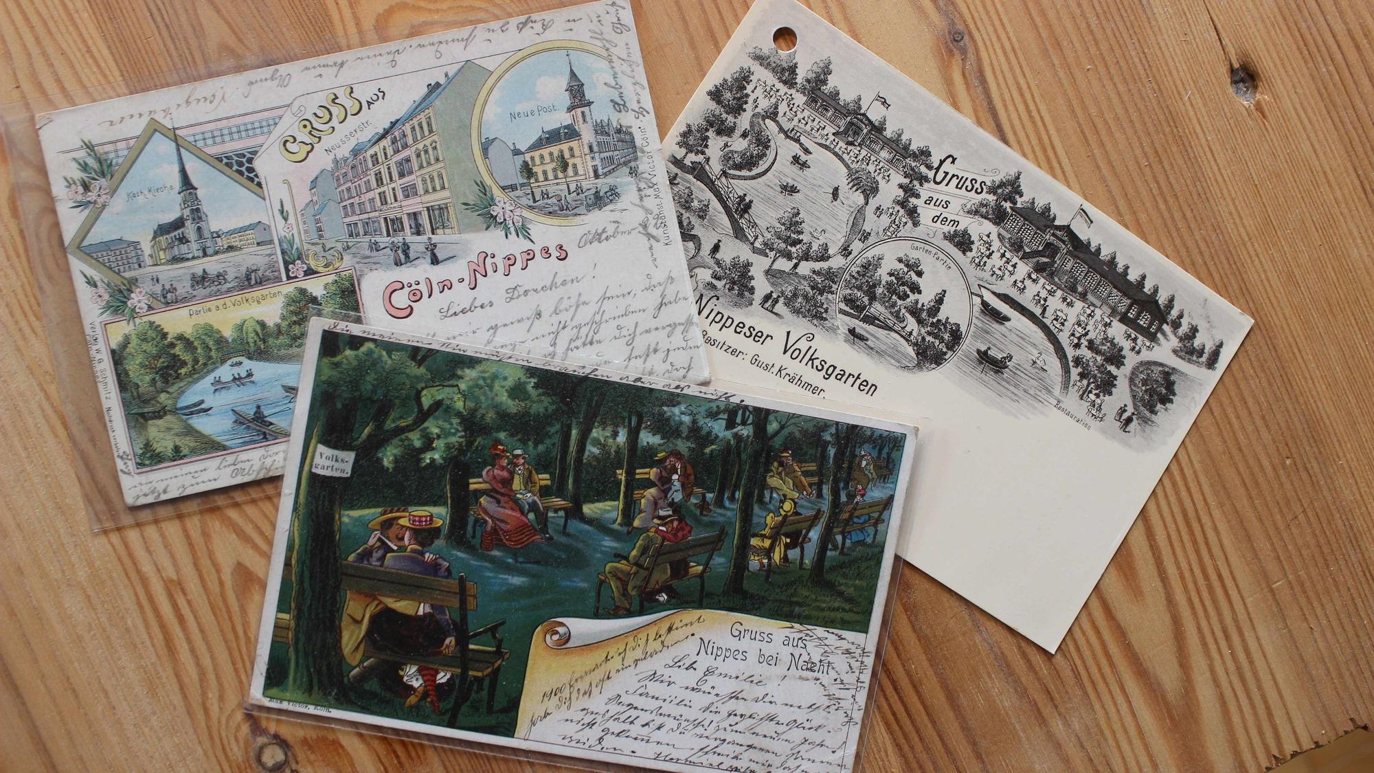 Alte Postkarten aus Nippes