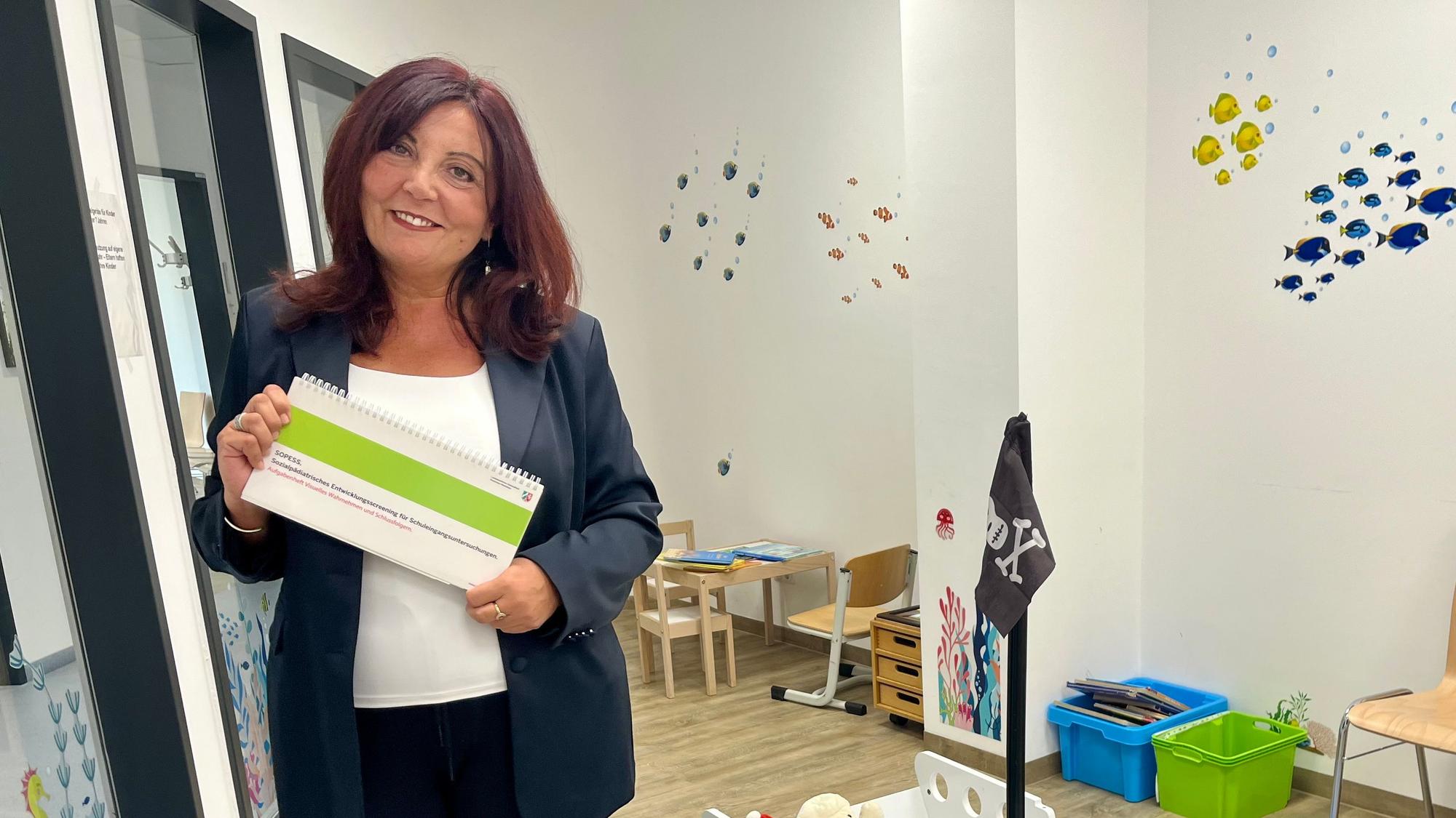 Dr. Alessandra Haeber ist für die Schuleingangsuntersuchungen in Leverkusen zuständig.