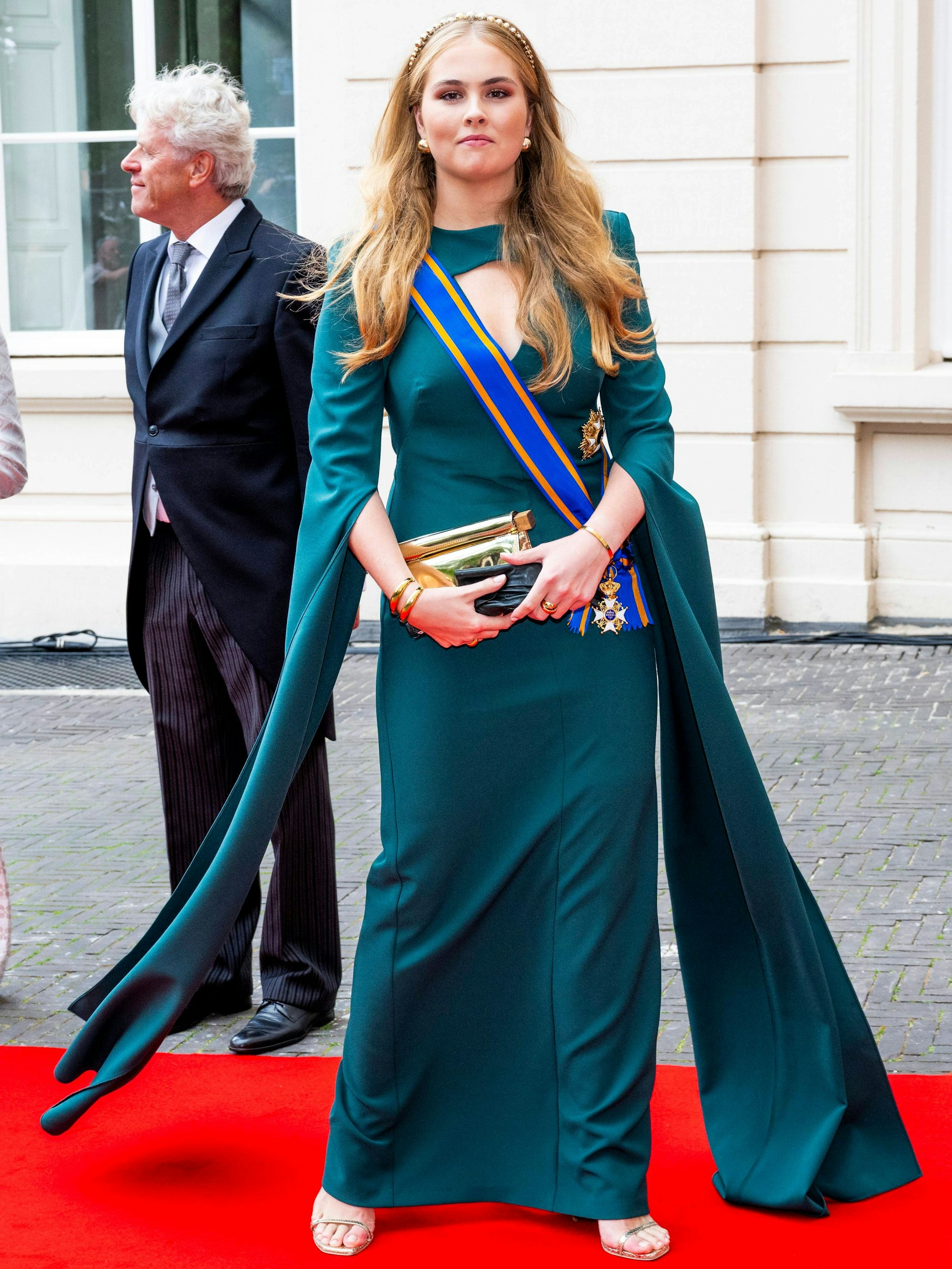 Prinzessin Amalia bei ihrem Auftritt am Prinsjesdag 2024.