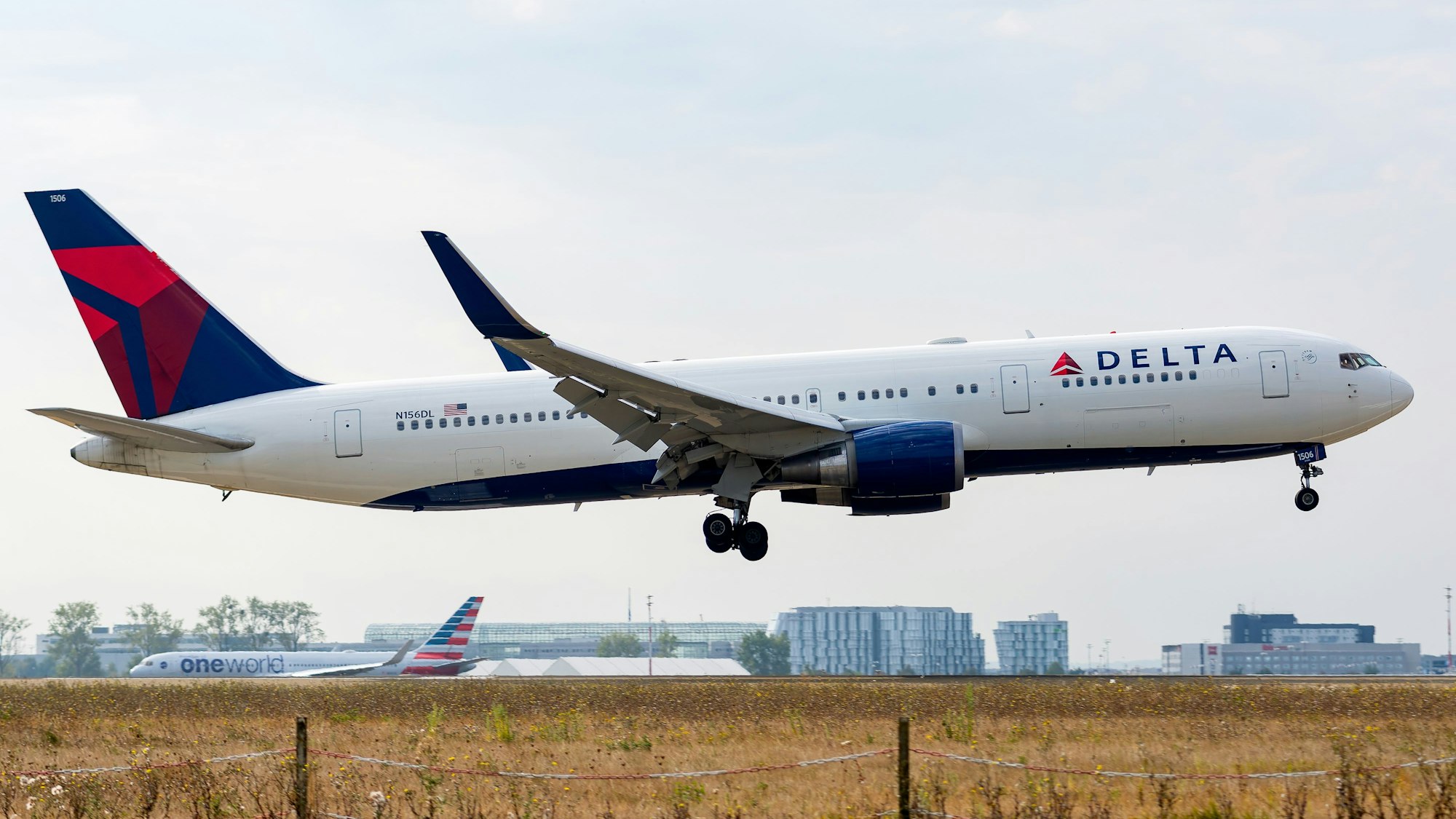 Eine Boeing von Delta Air Lines in Salt Lake City