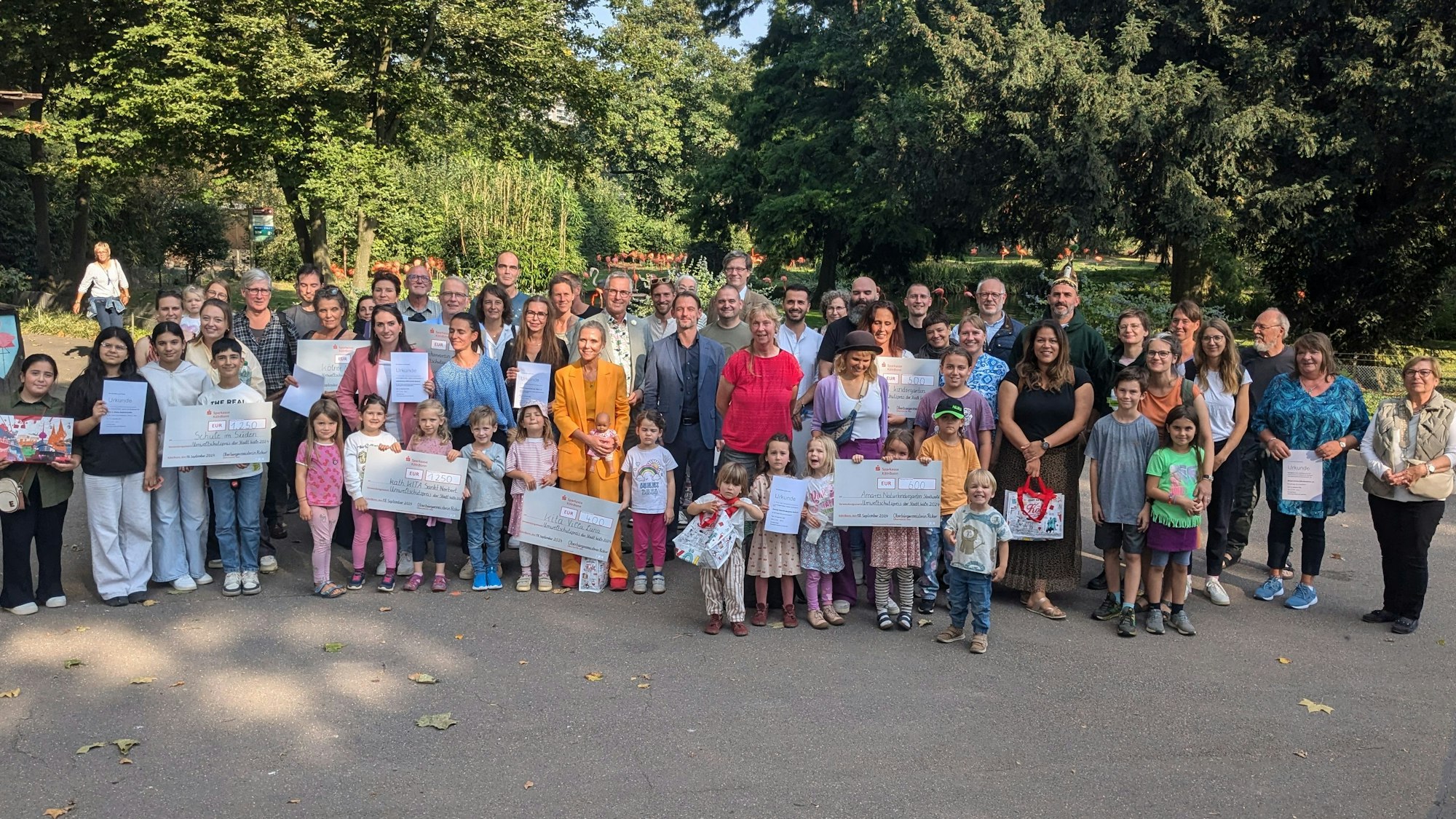 Alle Gewinnerinnen und Gewinner des Umweltschutzpreis 2024 in Köln.