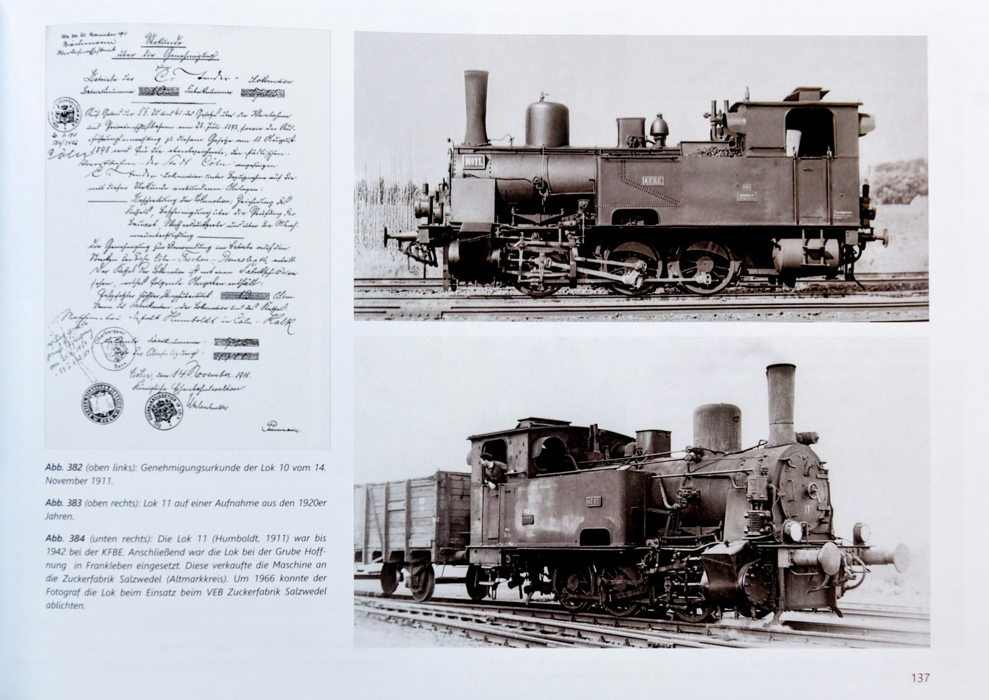 Auf dem Bild ist eine Seite aus dem Buch zu sehen.