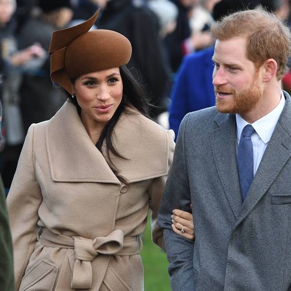Meghan und Harry gehen zu einem Gottesdienst.