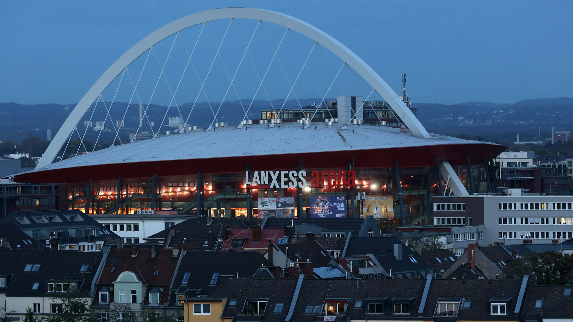 Die Lanxess-Arena in Köln (Symbolfoto)