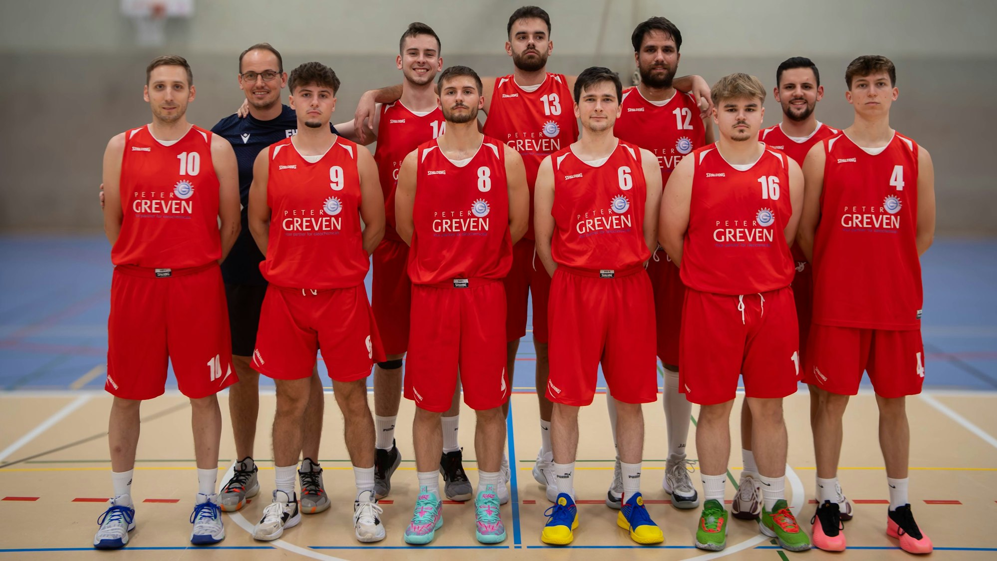 Das Mannschaftsfoto der Erftbaskets Bad Münstereifel.