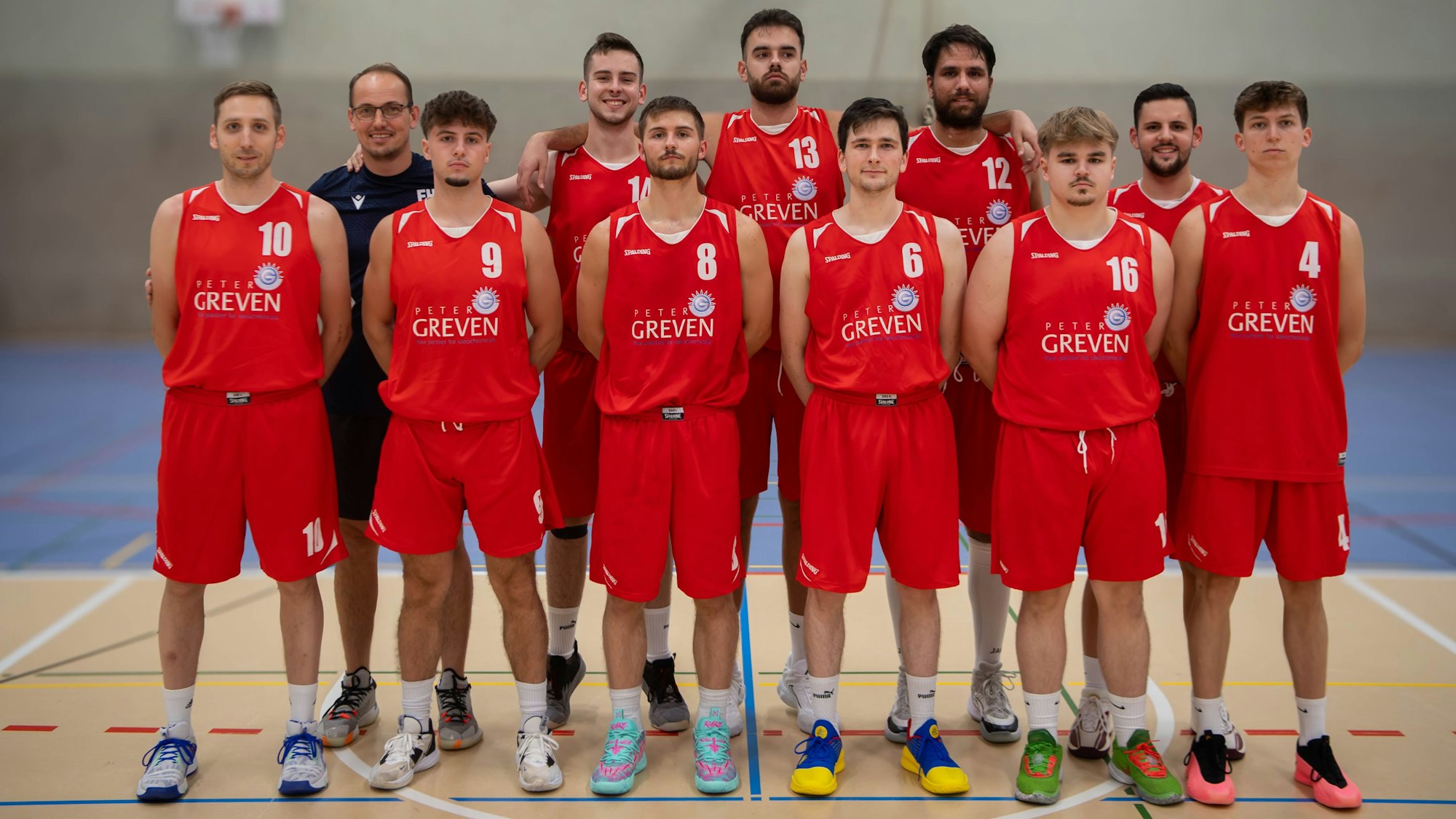 Das Mannschaftsfoto der Erftbaskets Bad Münstereifel.