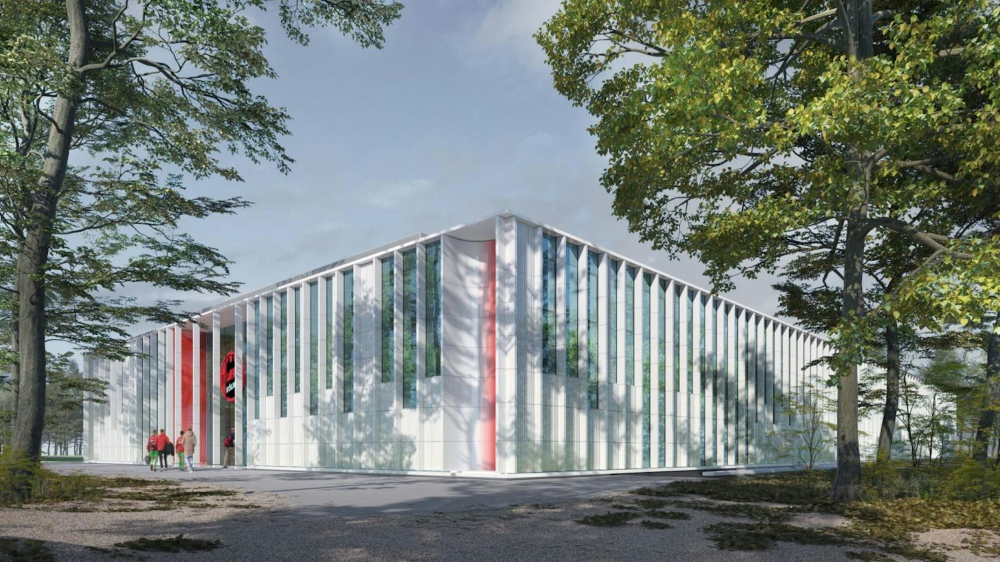 So könnte das neue Leistungszentrum des FC am Geißbockheim aussehen.