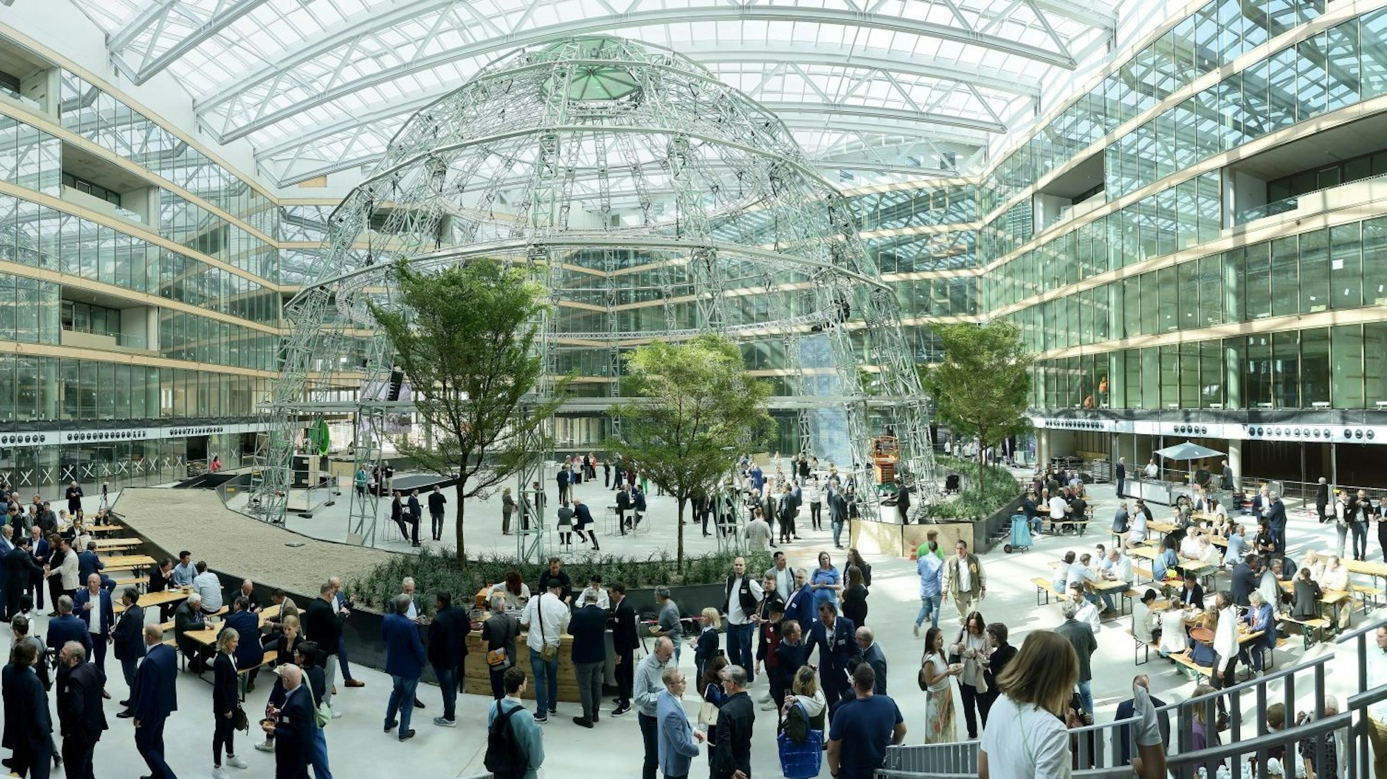 Am Donnerstag war im Euref-Campus in Düsseldorf Richtfest
