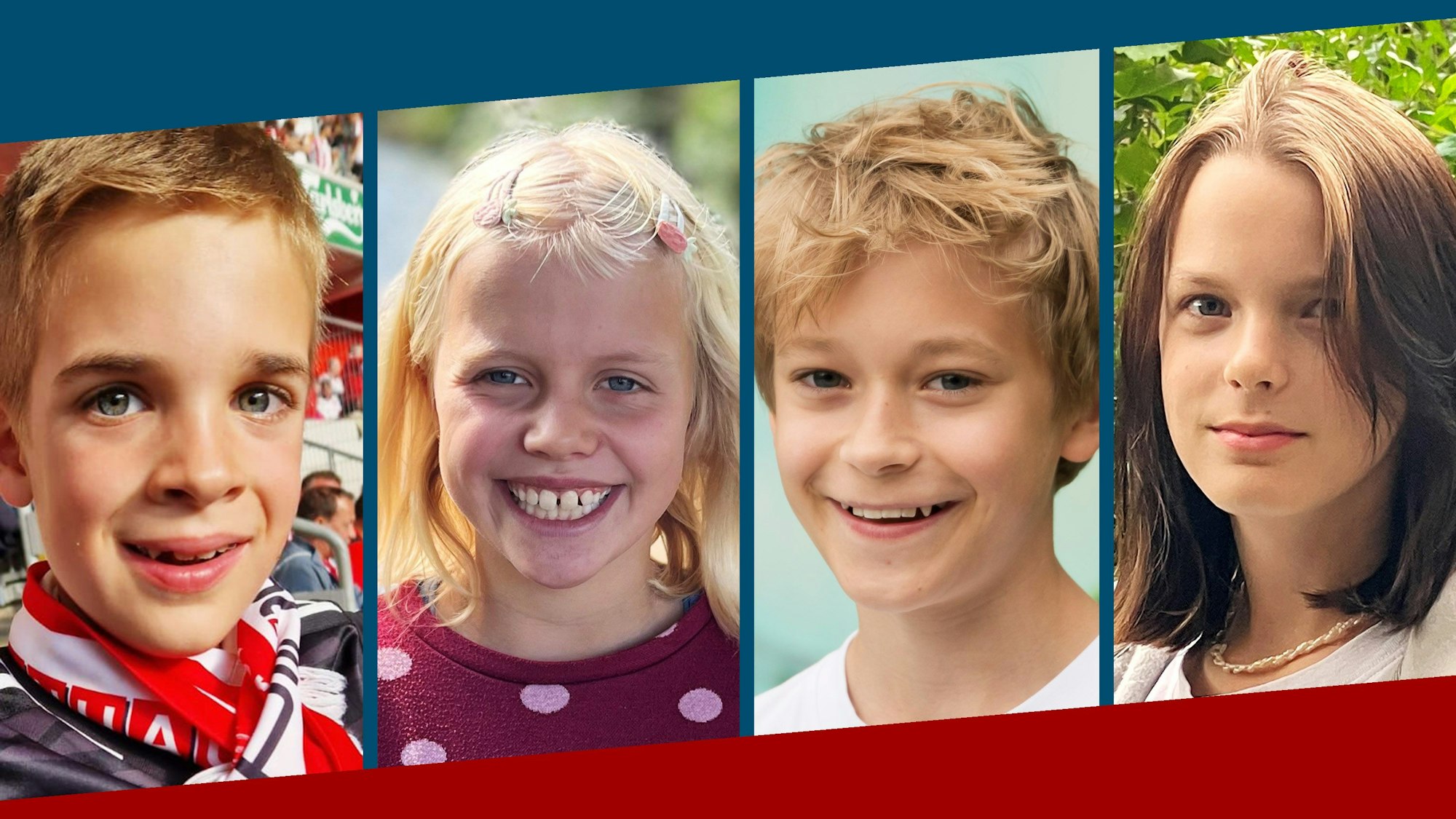 Justus (9), Paula (9), Henri (13) und Annika Rühl (12) berichten zum Weltkindertag über ihre Wünsche und Träume.
