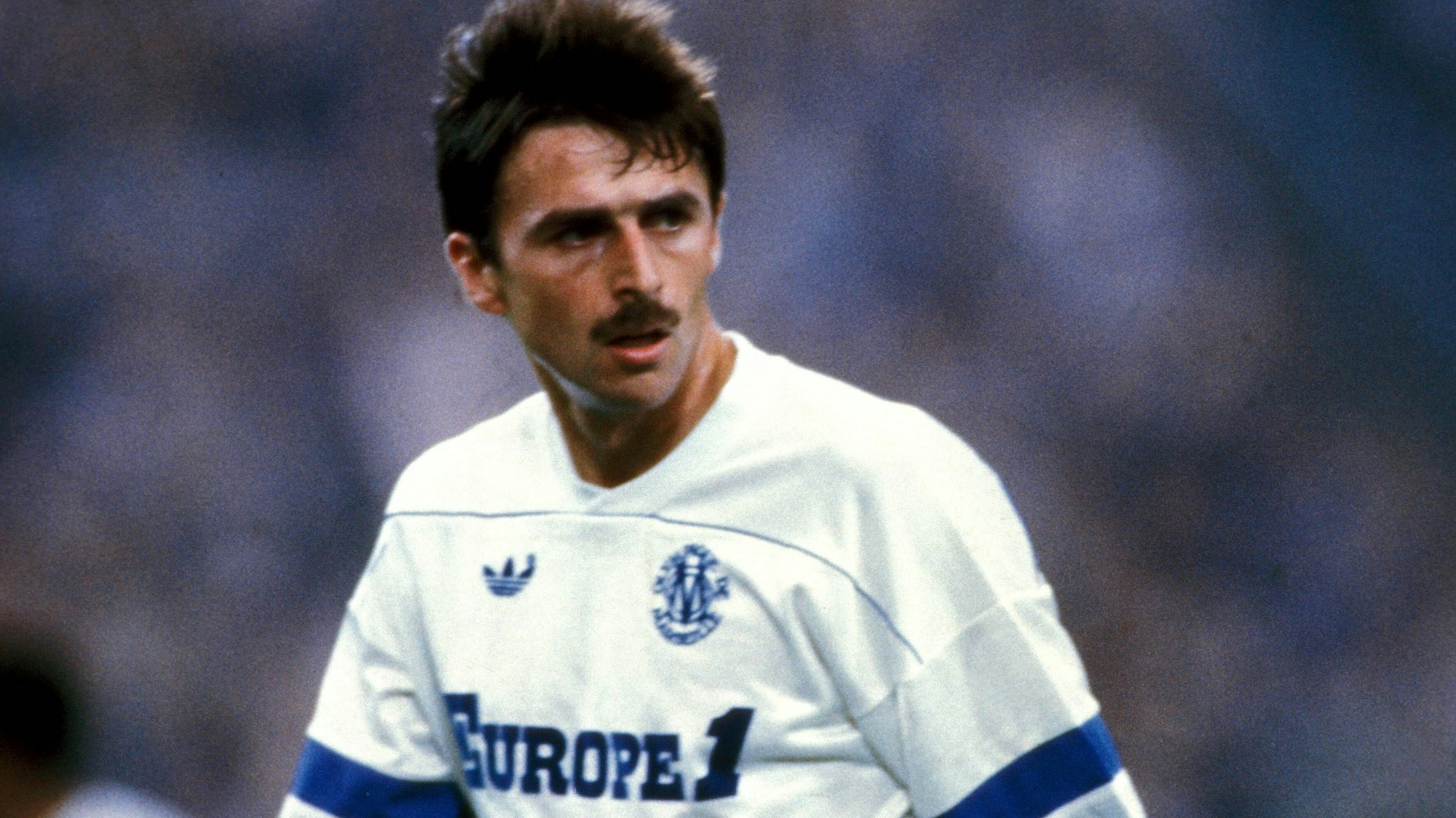 Klaus Allofs im August 1987 im Trikot von Olympique Marseille