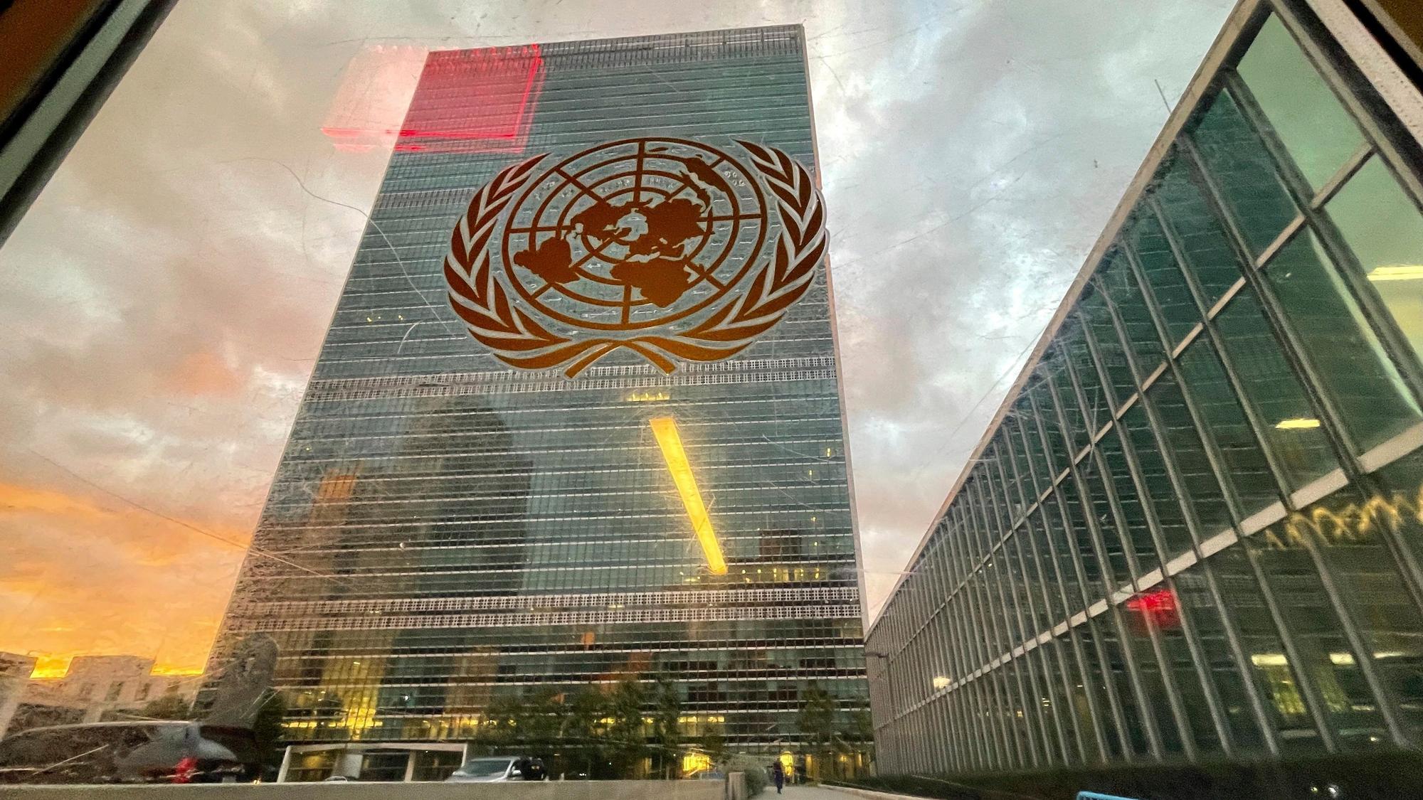 Das Gebäude des Hauptsitzes der Vereinten Nationen in New York. (Archivbild)