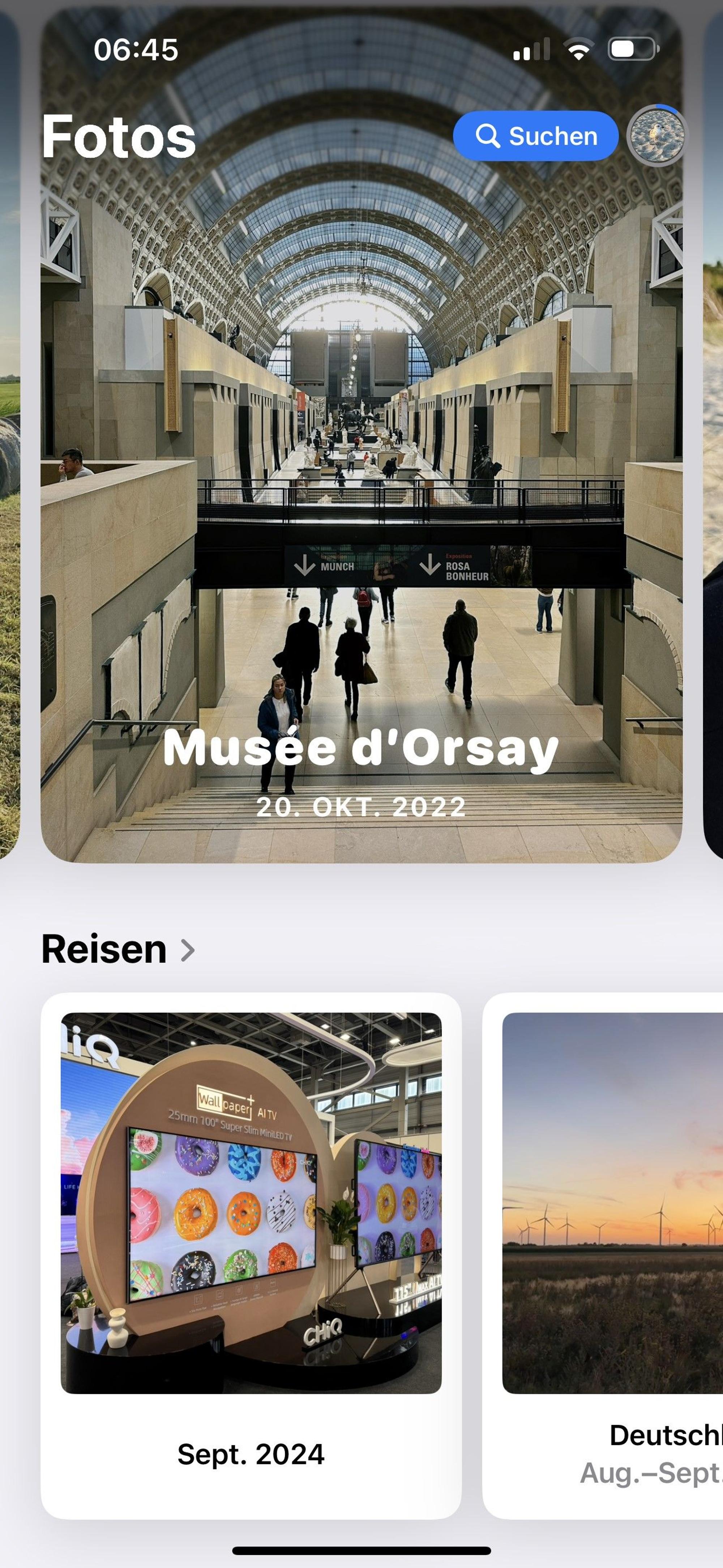 Die Fotos-App von Apple nach dem Update