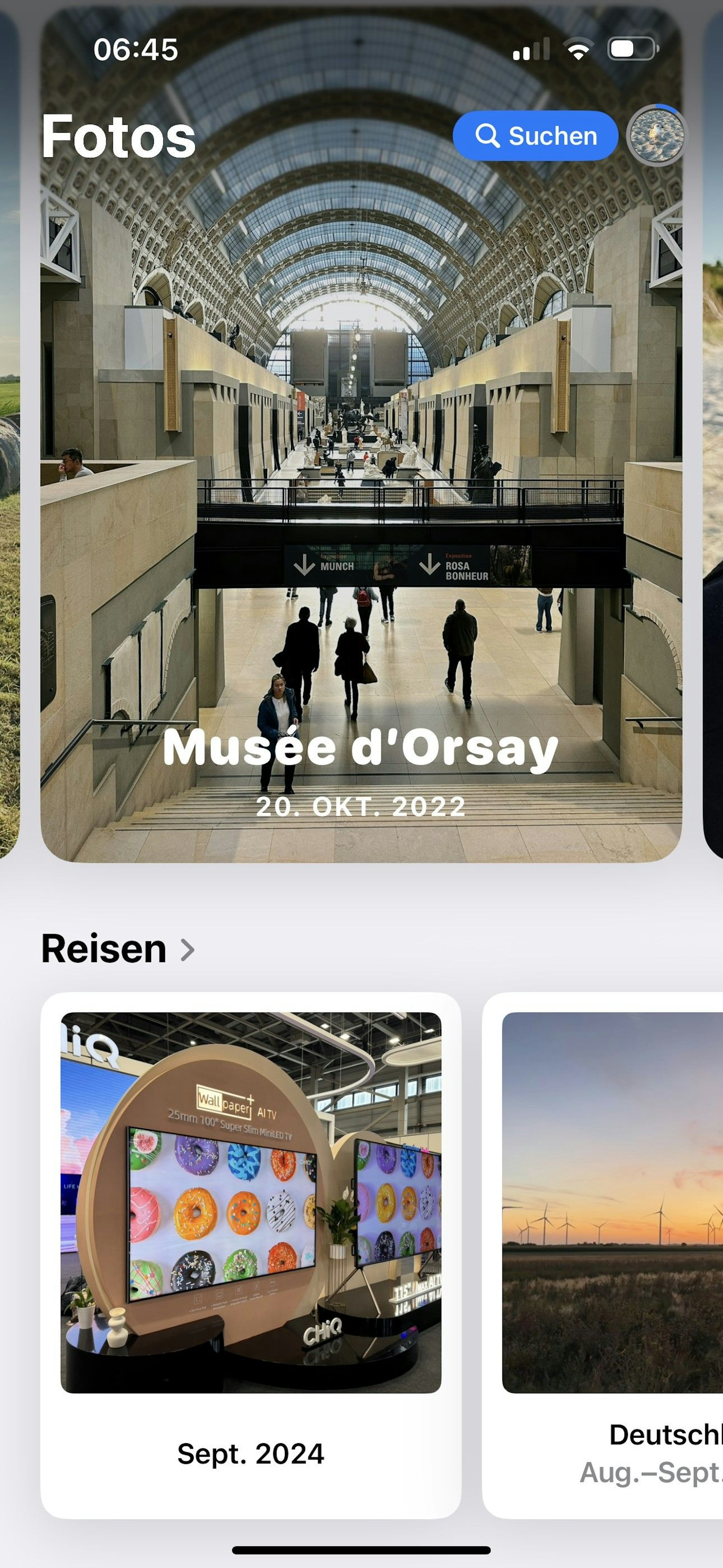 Die Fotos-App von Apple nach dem Update