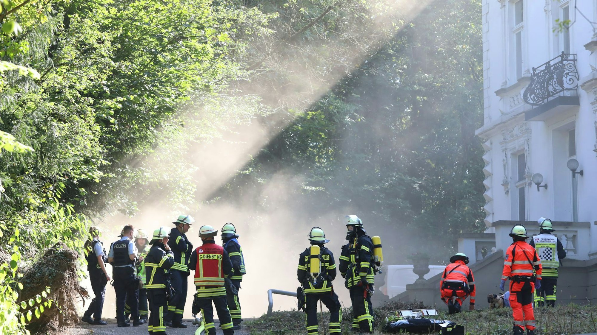 Die Feuerwehr Königswinter musste in der Altstadt zu einem Brand ausrücken.